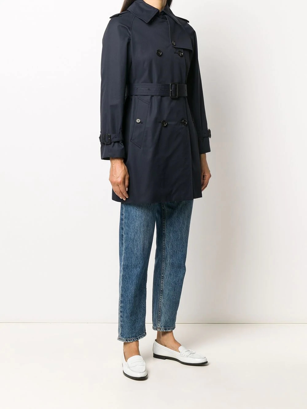 MUIE short cotton trench coat - 3