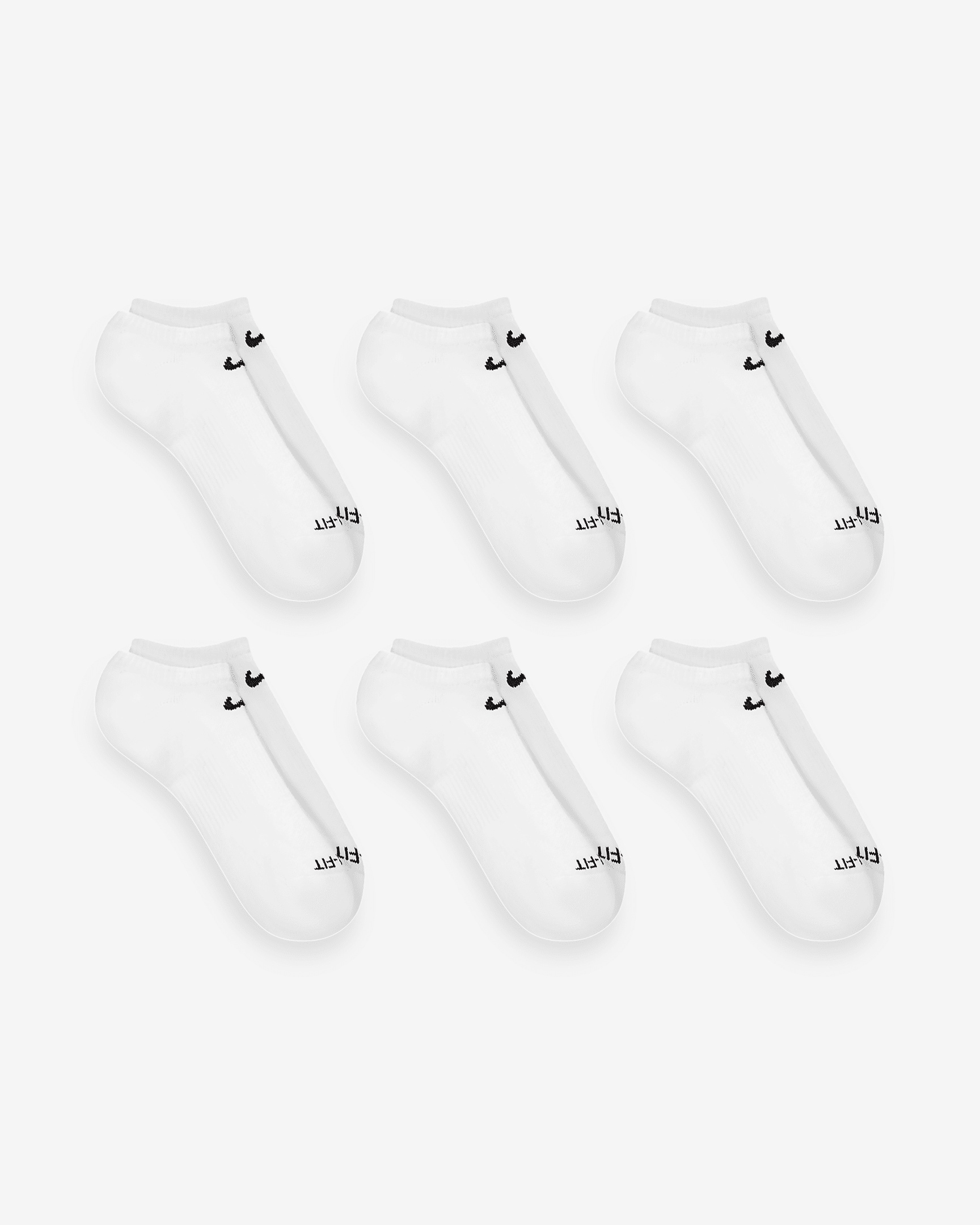 Nike Everyday Plus Cushioned Training No-Show Socks (6 Pairs) - 3