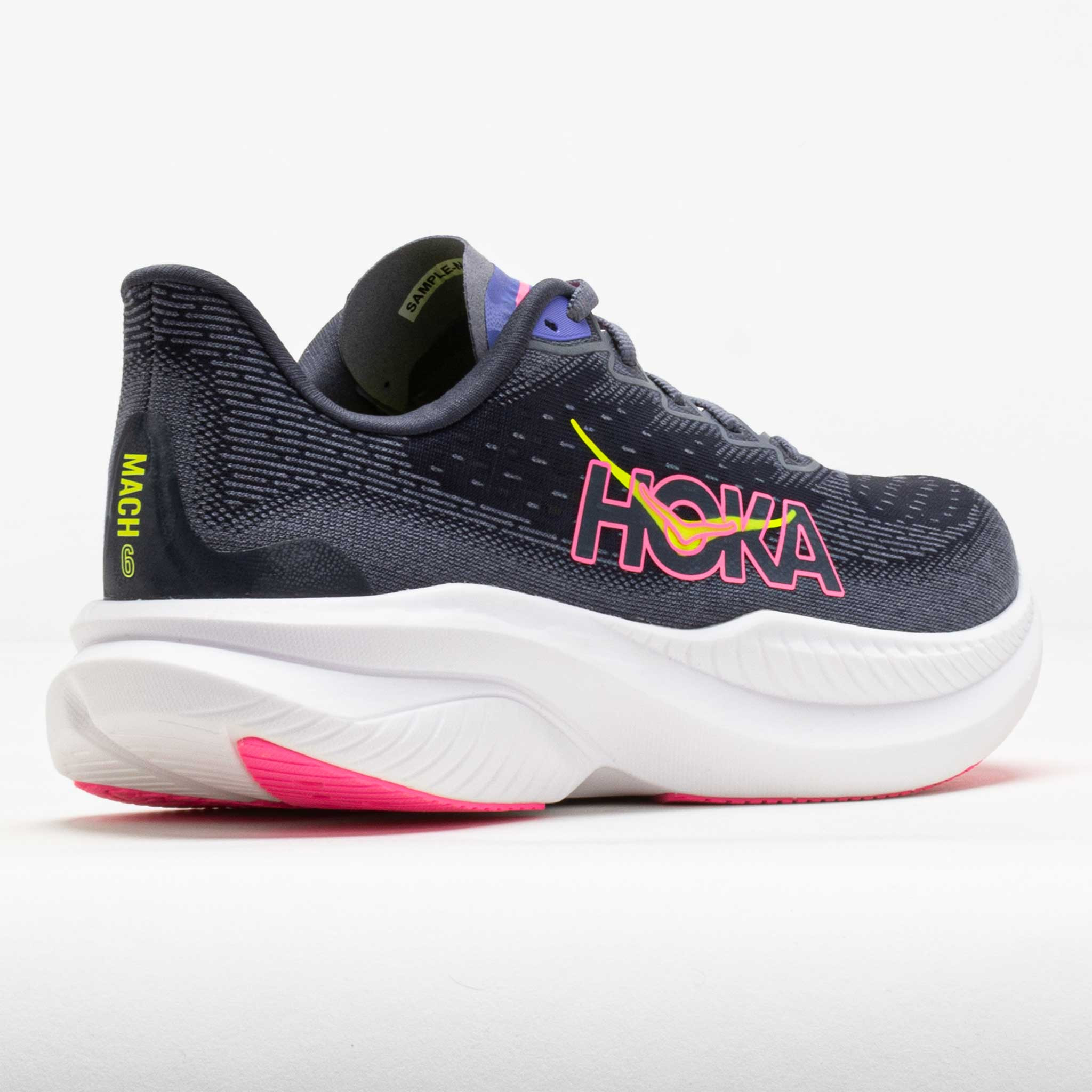 HOKA Mach 6 Women's Grey Skies/Charcoal Grey - 6