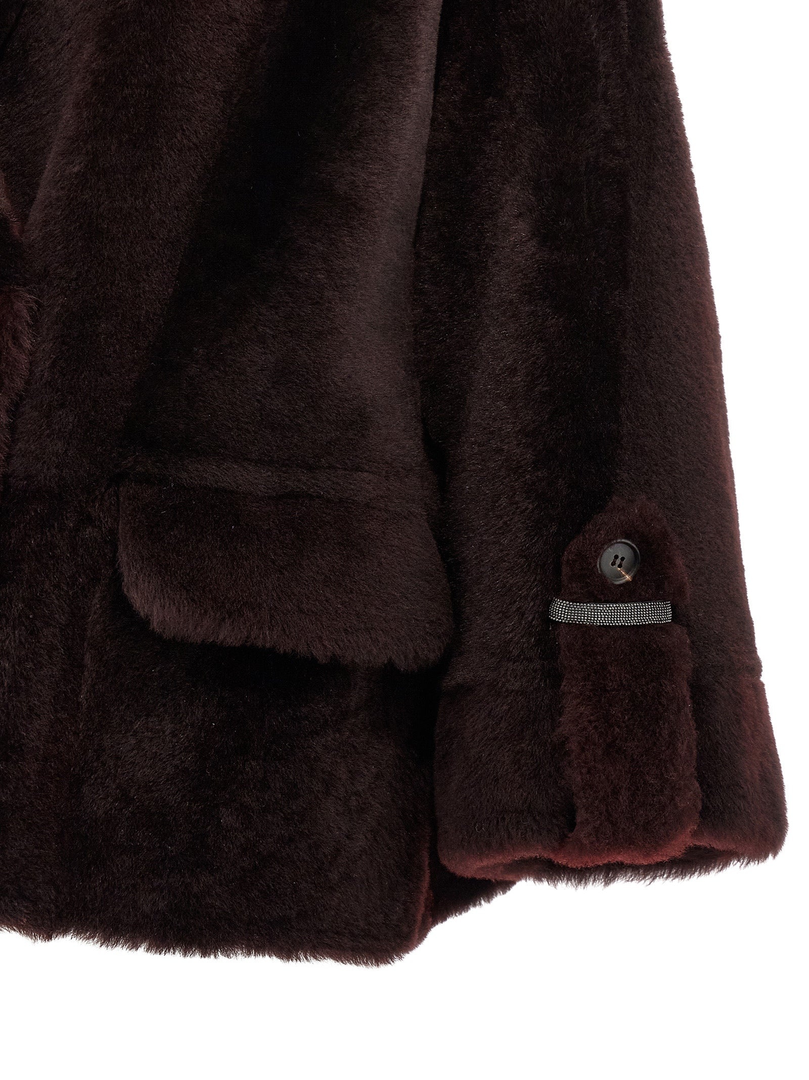 Reversible Jacket Fur Bordeaux - 5
