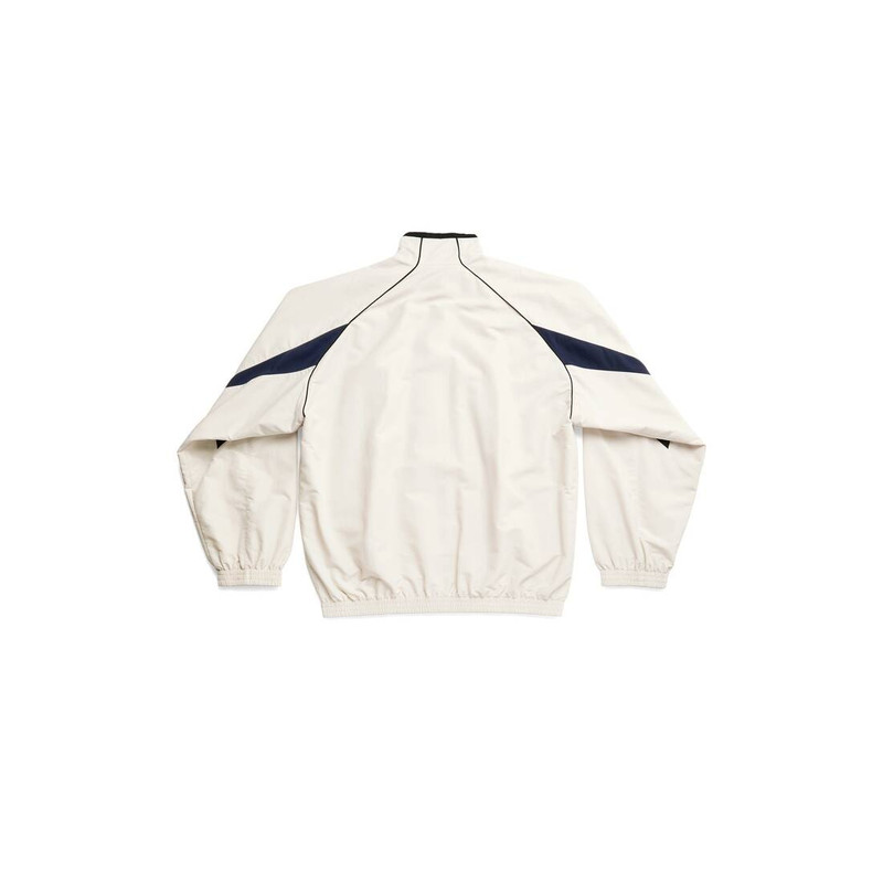 3b Sports Icon Medium Fit Tracksuit Jacket in White 6