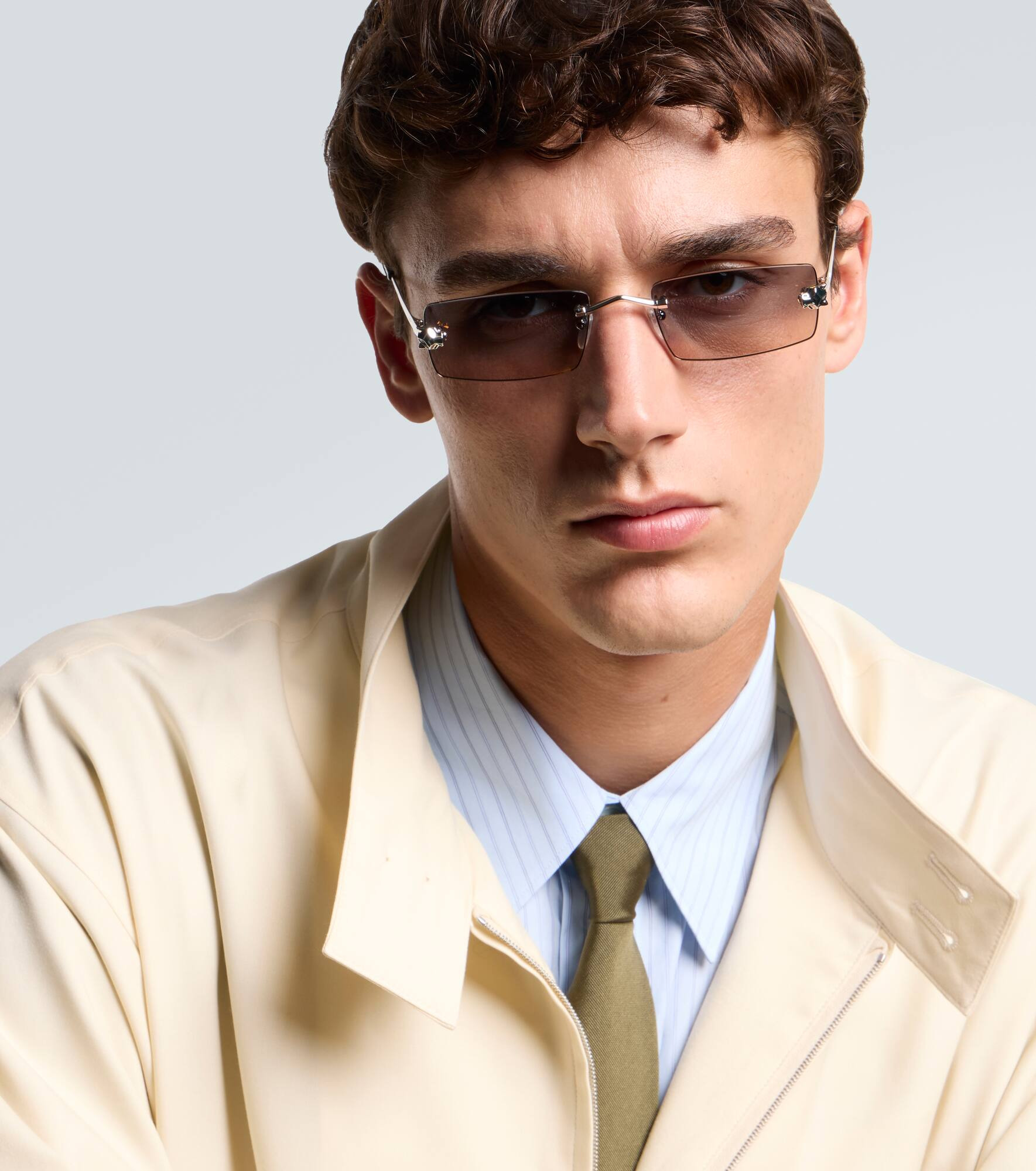 Panthère De Cartier rectangular sunglasses - 2
