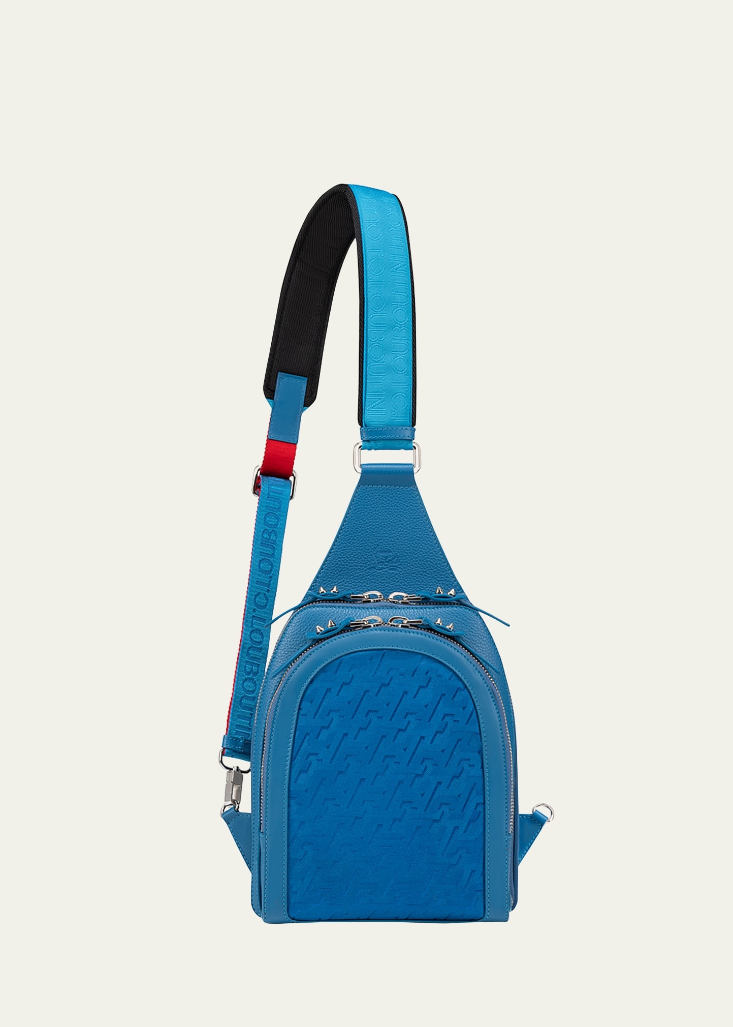 Loubifunk Leather Crossbody Bag Christian Louboutin 選択２色 Loubifunk crossbody bag in black - Christian Louboutin