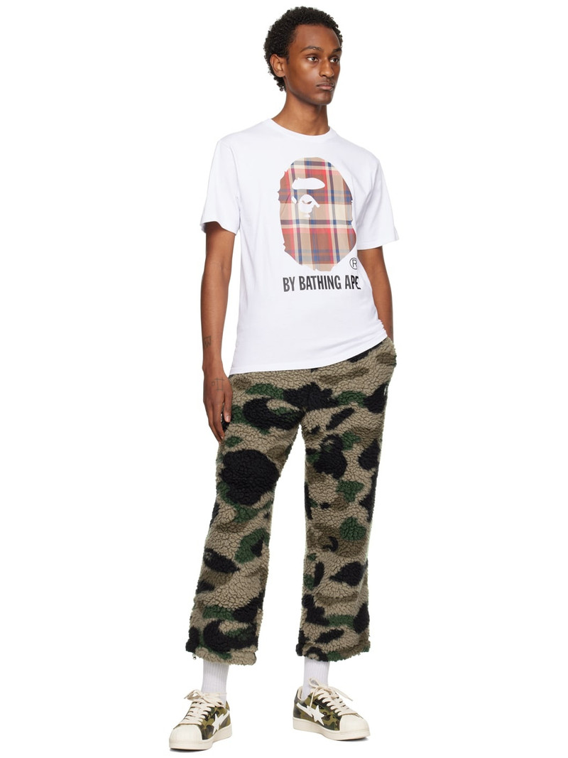 A BATHING APE® White Check T-Shirt outlook