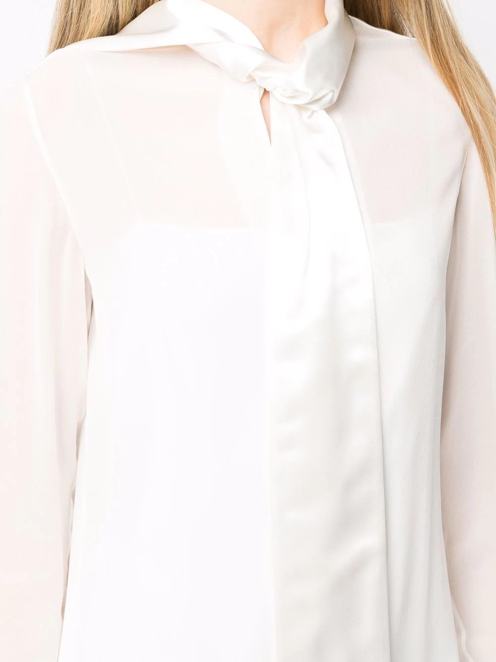 tie-detail mini dress - 5
