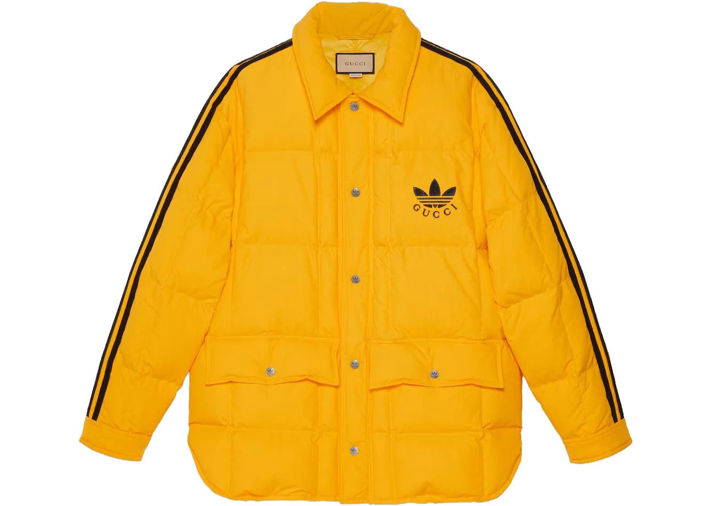 Gucci x adidas Nylon Down Jacket Yellow - 1
