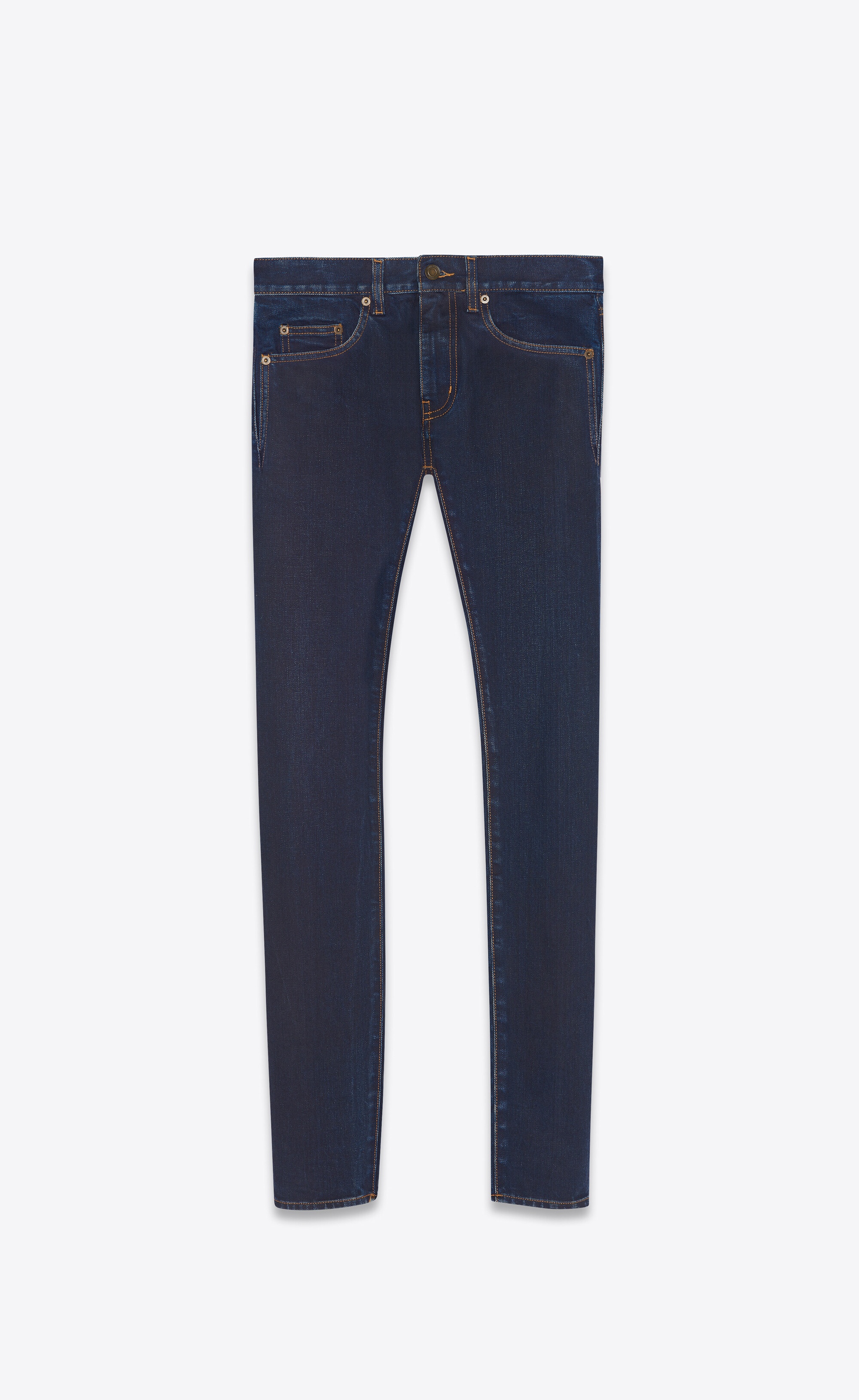 skinny-fit jeans in midnight dark blue denim - 1