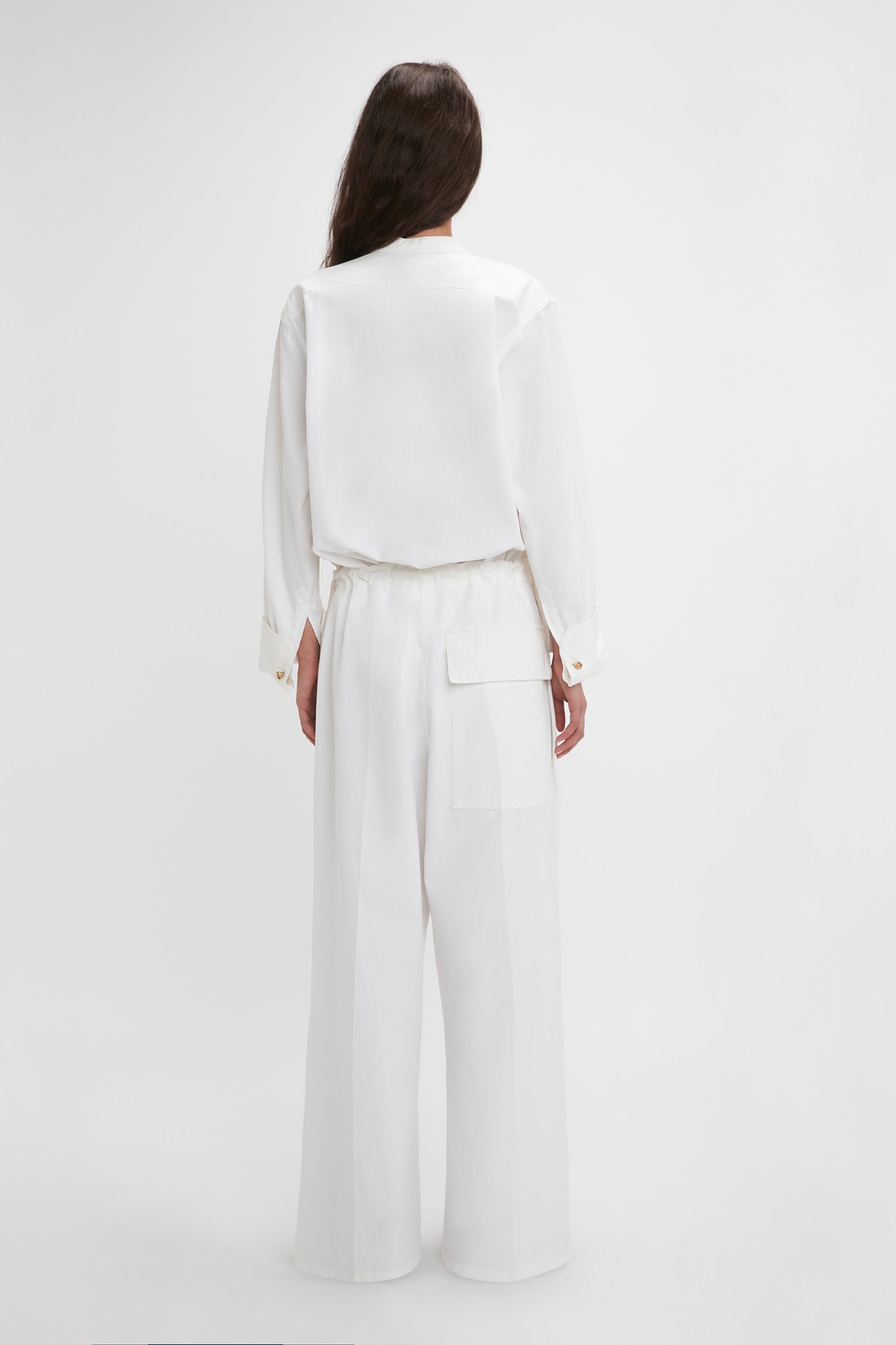 Drawstring Pyjama Trouser In Washed White - 5