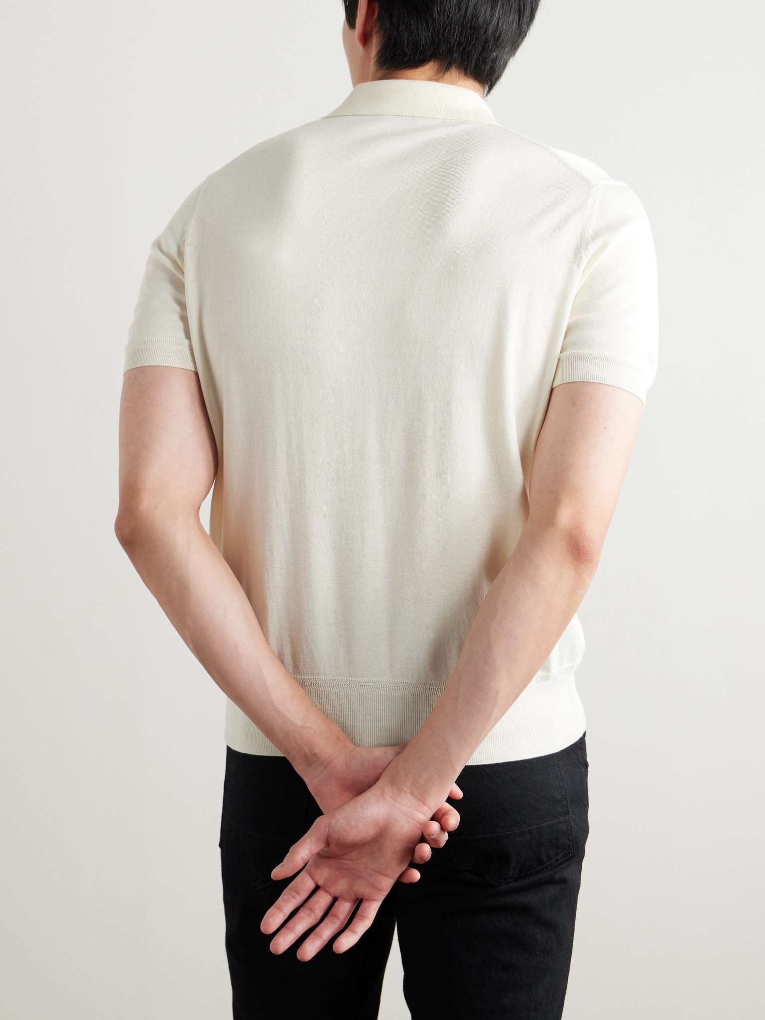 Slim-Fit Cotton Polo Shirt - 4