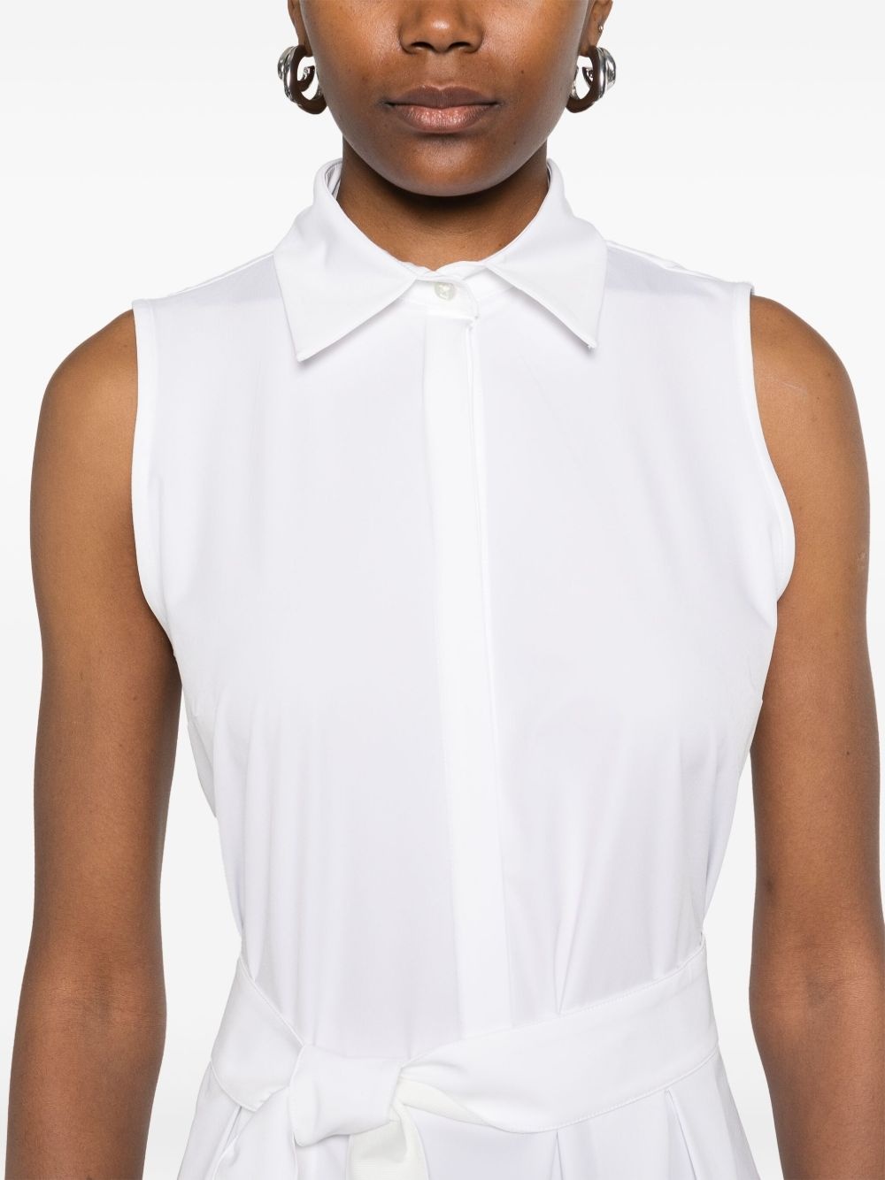 belted midi dress - 5