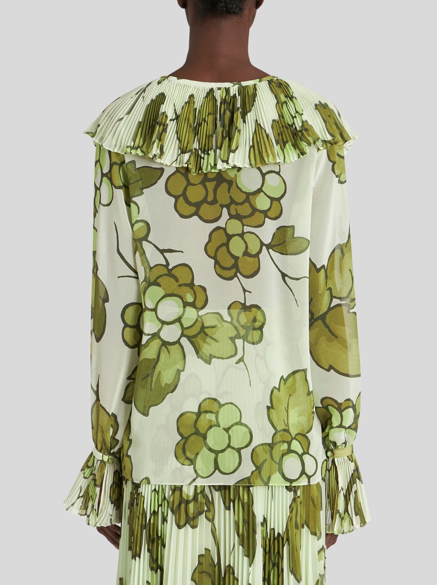 TOP WITH PLEATED RUFFLE - 4