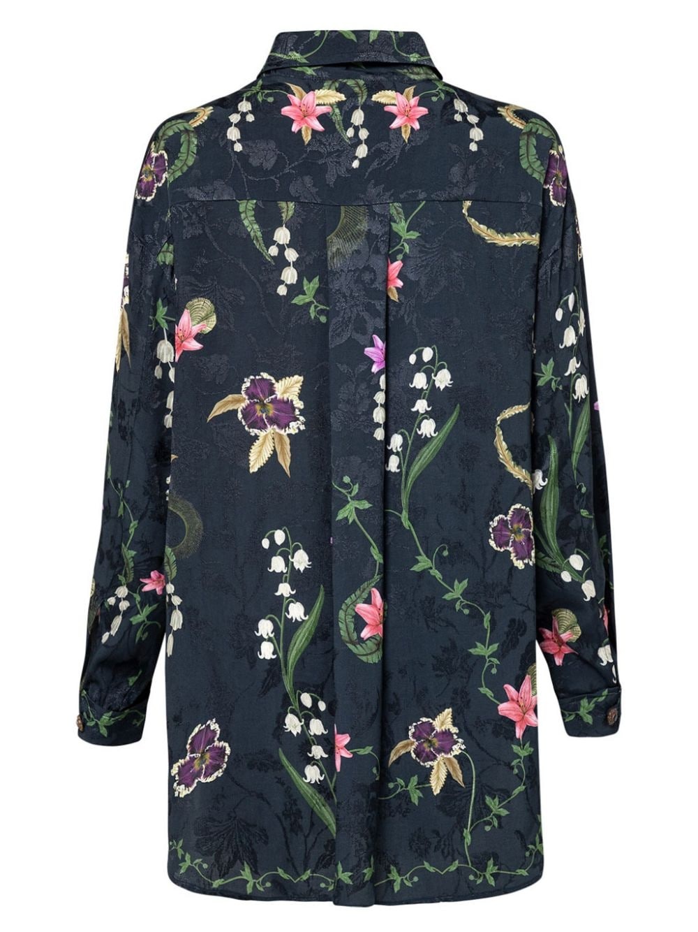 Cecilia Tesoro floral-print shirt - 6