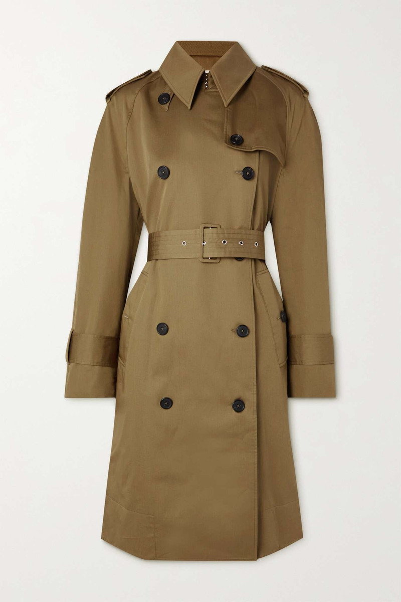 The Spellman belted cotton-twill trench coat 1