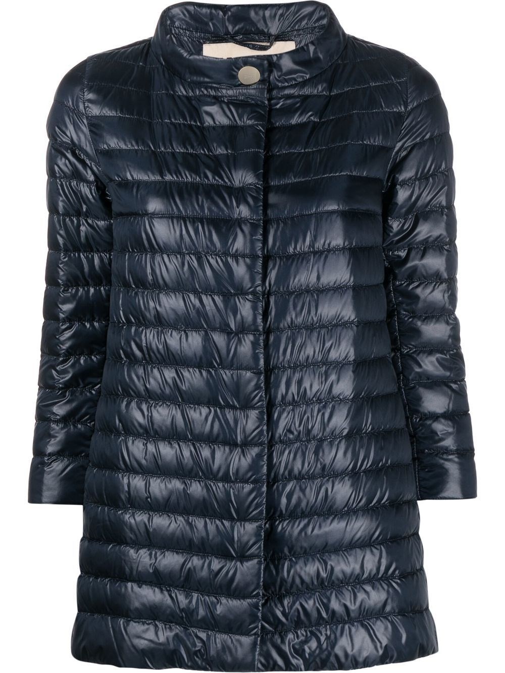 Nylon midi down jacket - 8