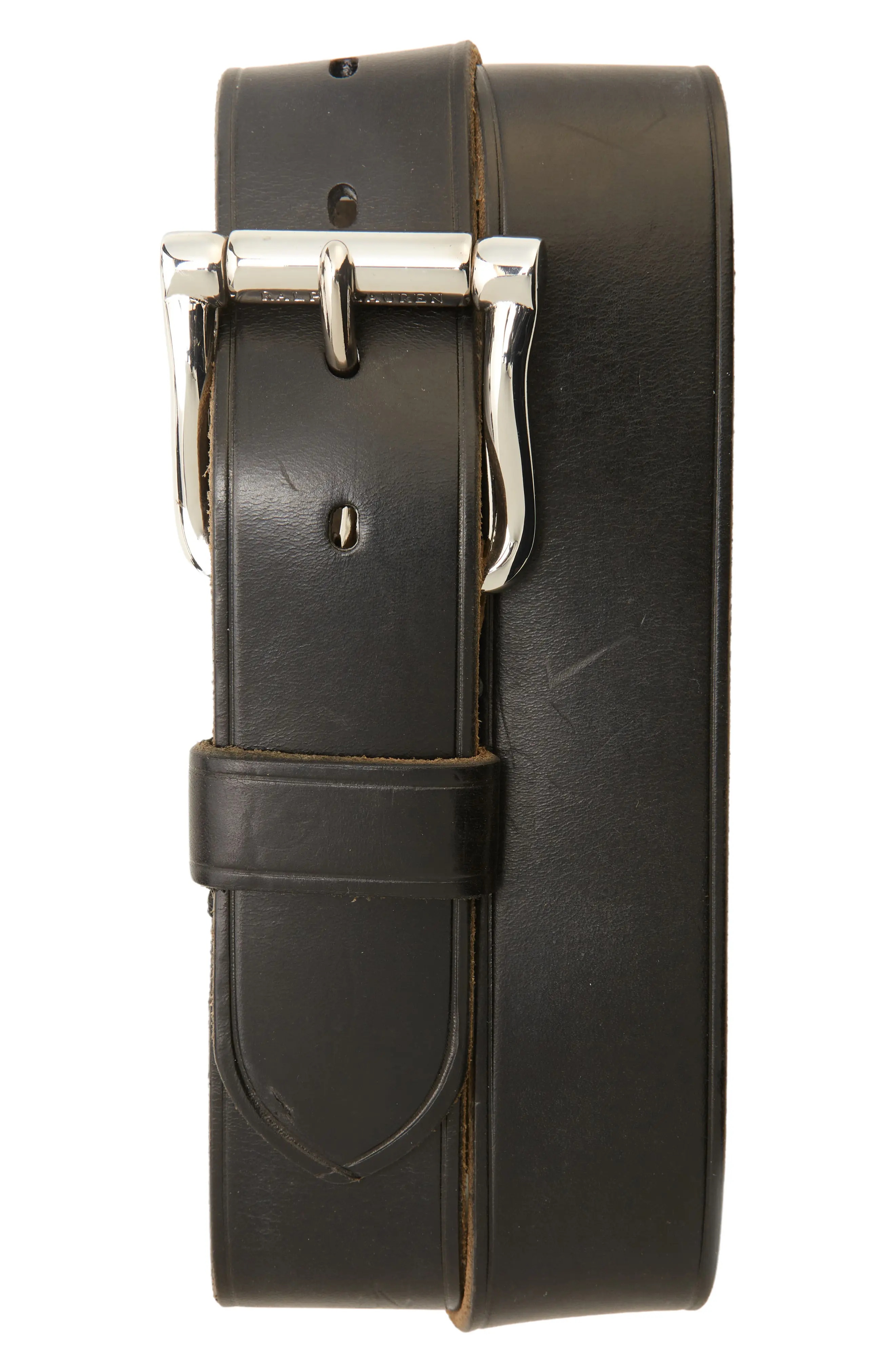 Roller Buckle Leather Belt - 1
