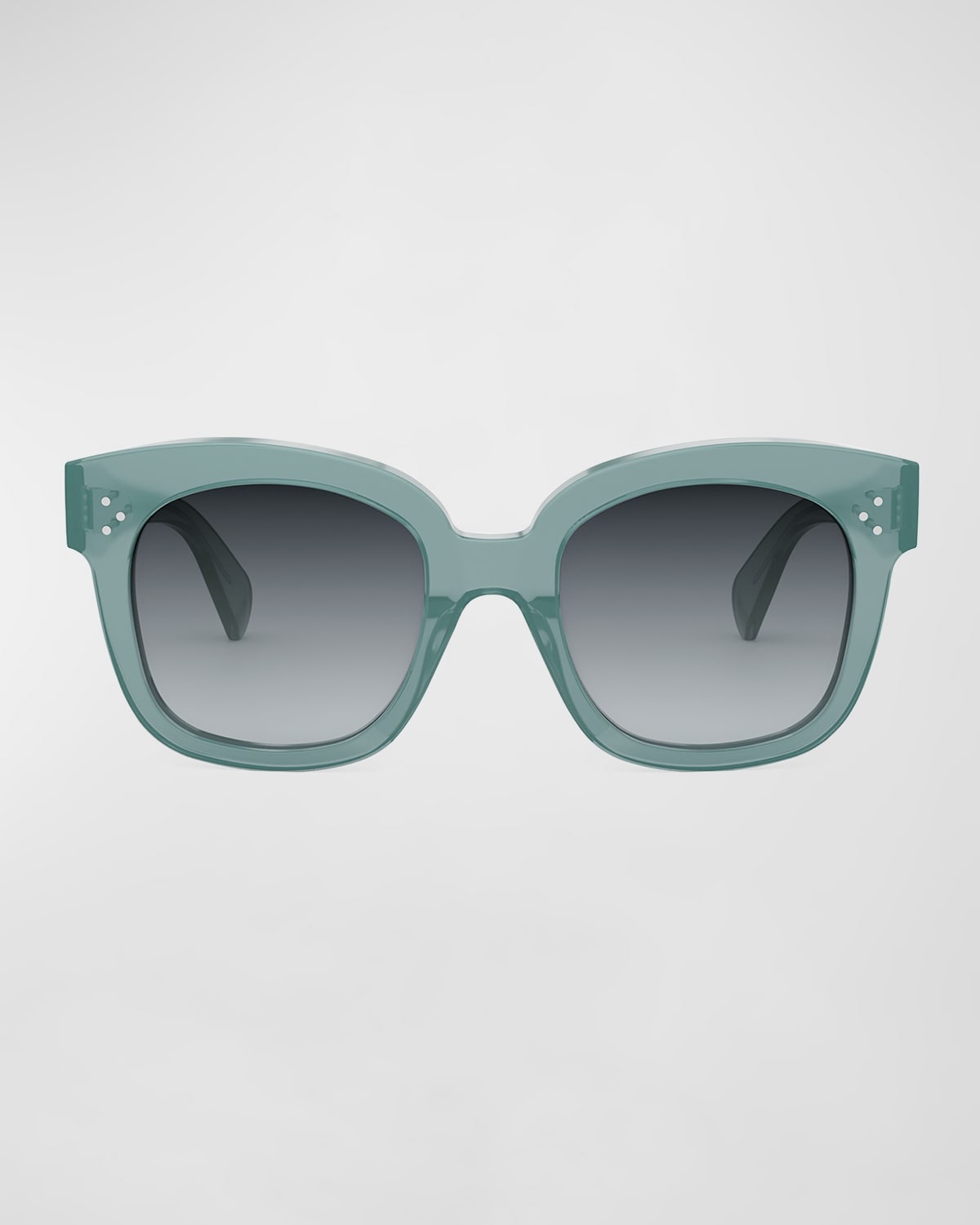 Bold 3 Dots Acetate Butterfly Sunglasses - 3