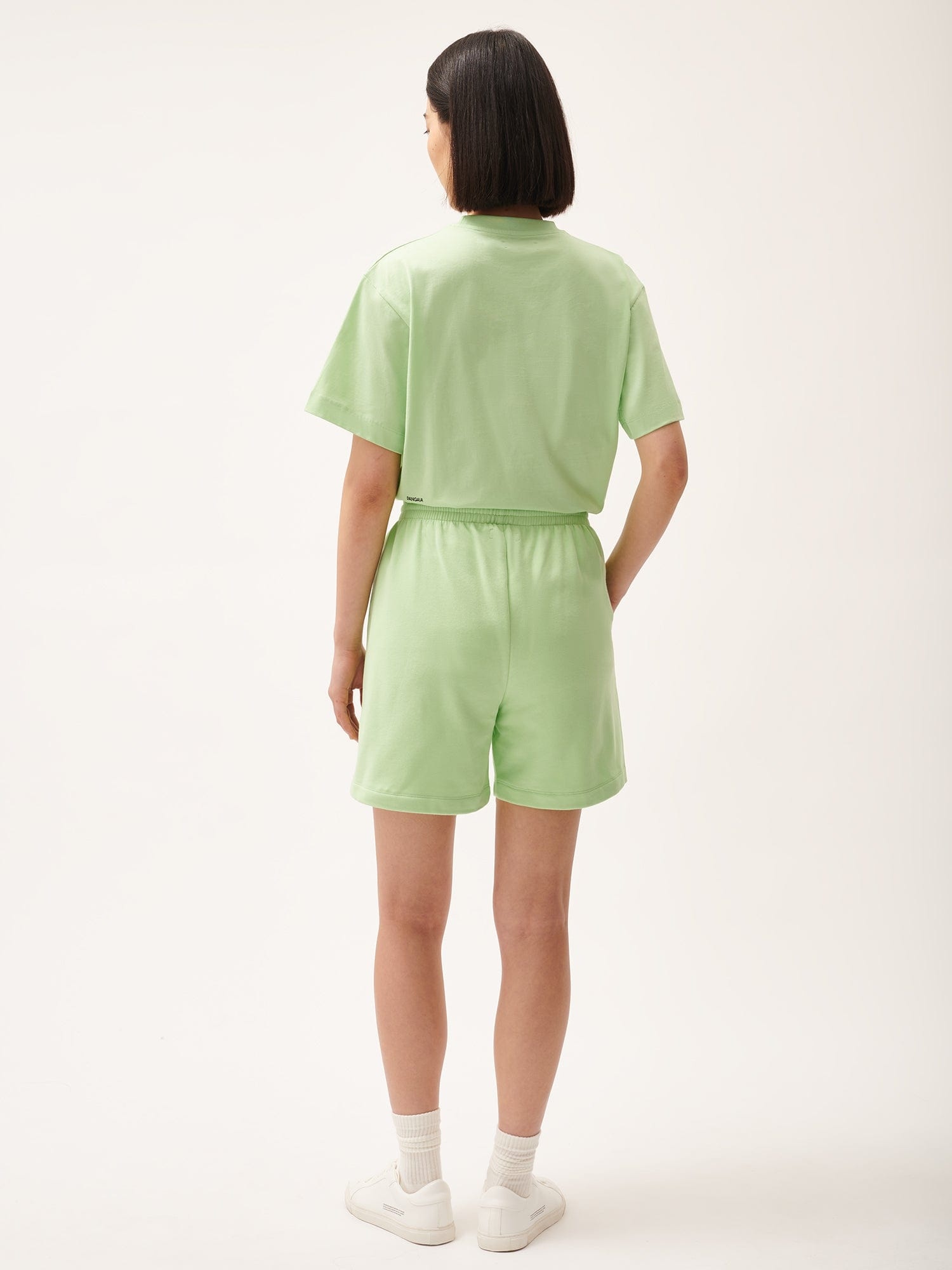 Womens 365 Midweight Mid Length Shorts - Fennel Green - 3
