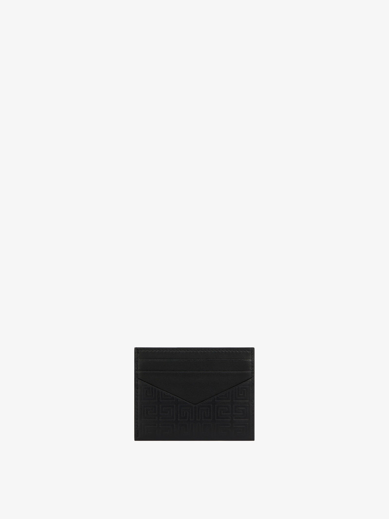 Givenchy GIV CUT CARD HOLDER IN 4G LEATHER outlook