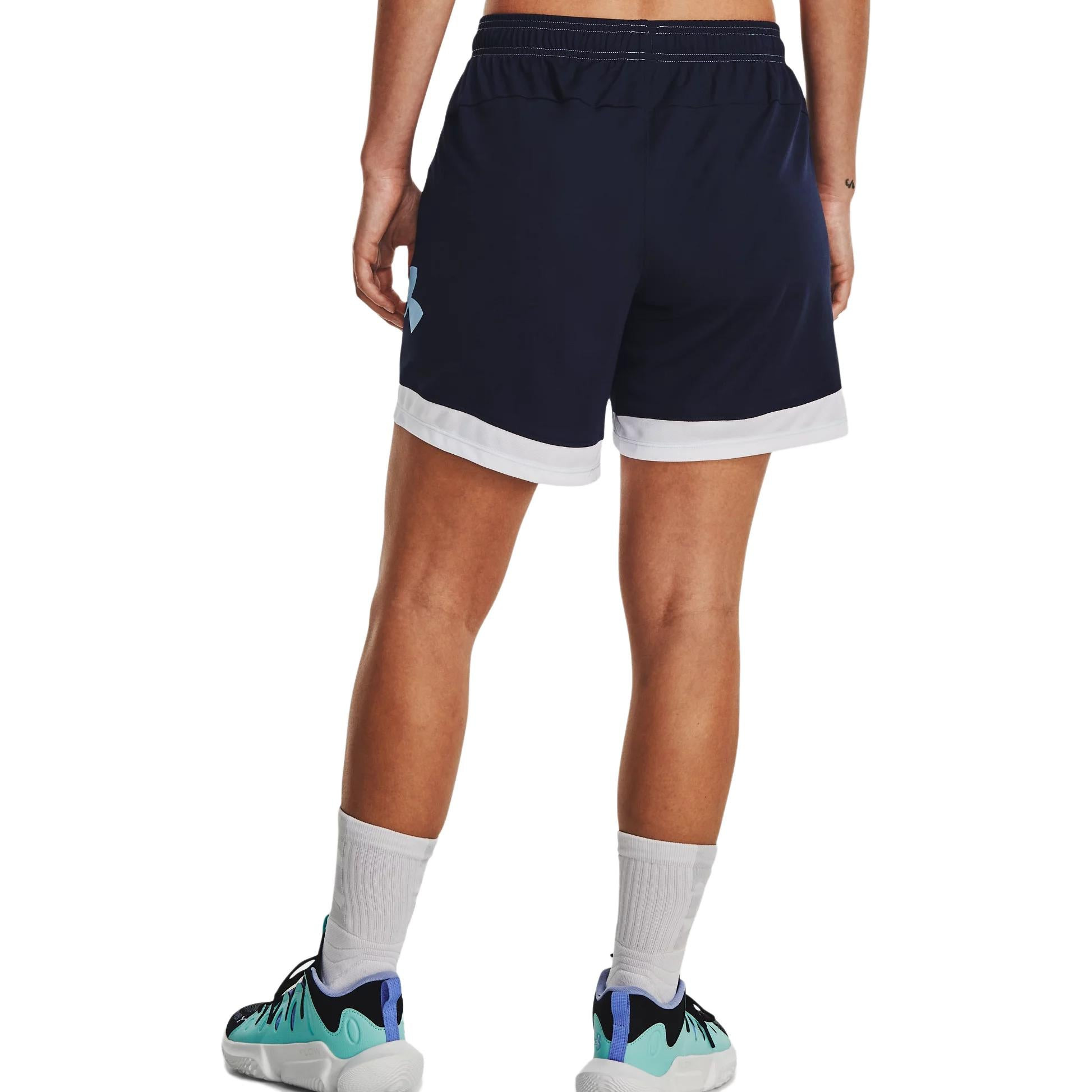 (WMNS) Under Armour Baseline Shorts 'Blue' 1370301-490 - 4