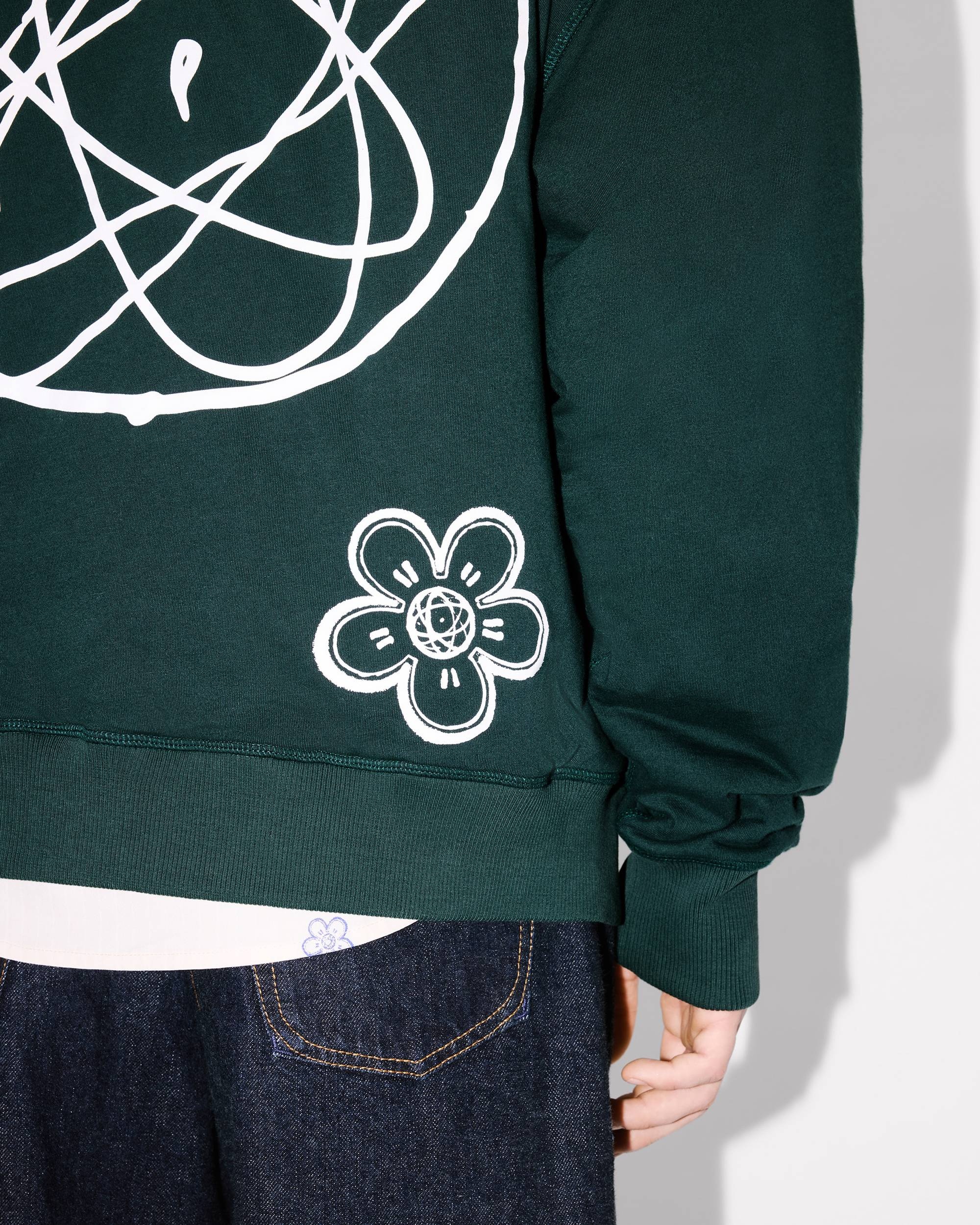 'Kenzo x Futura 2000' padded hoodie in cotton - 7