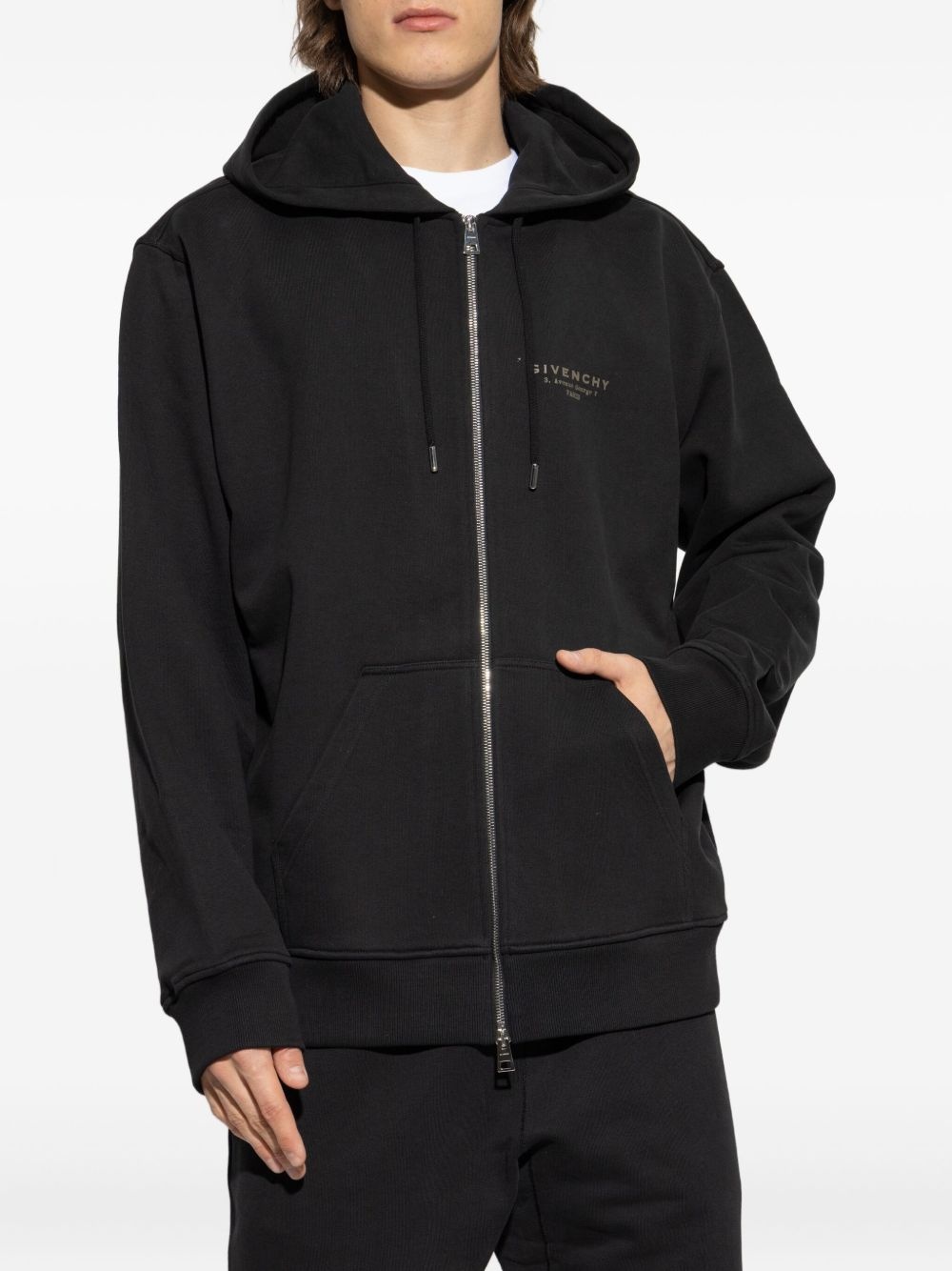 zip-up hoodie - 3