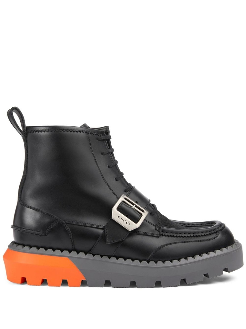 Jumbo GG leather ankle boots - 1
