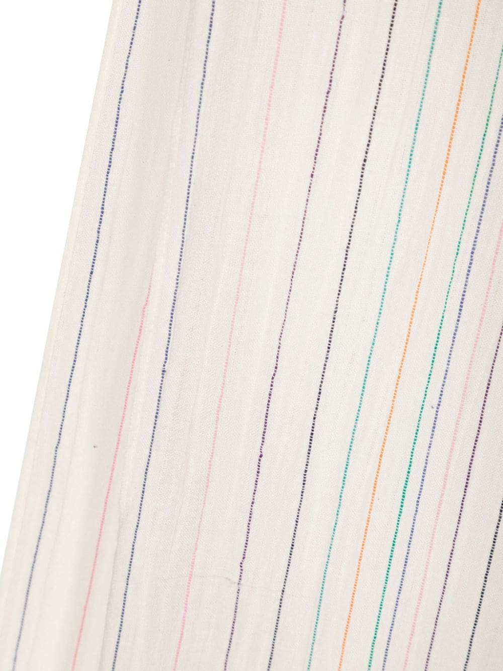 Stitch Stripe cotton scarf - 3