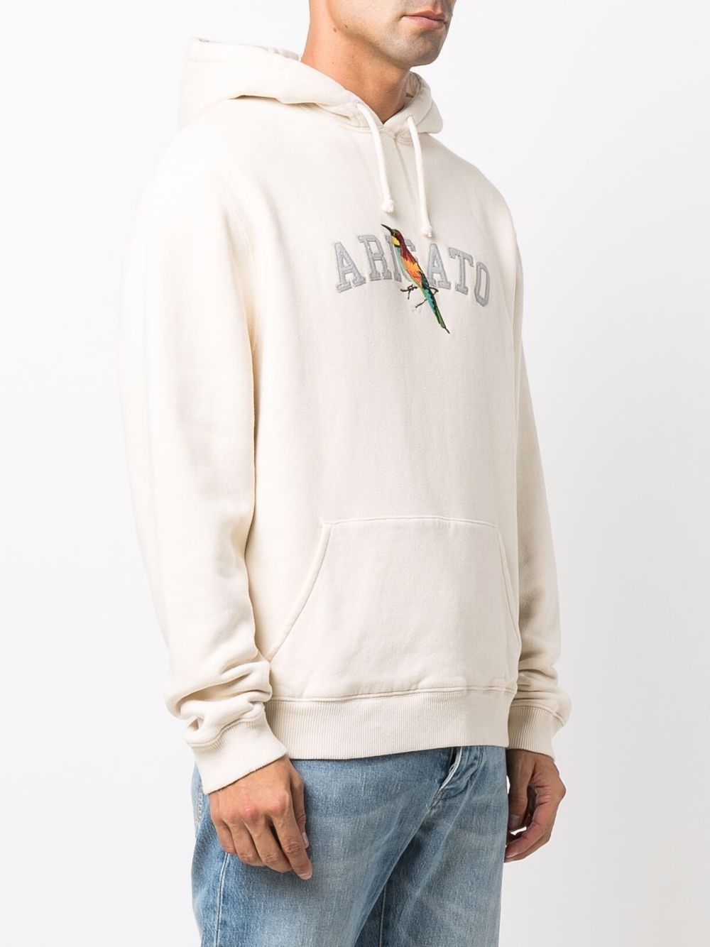 logo print hoodie - 3