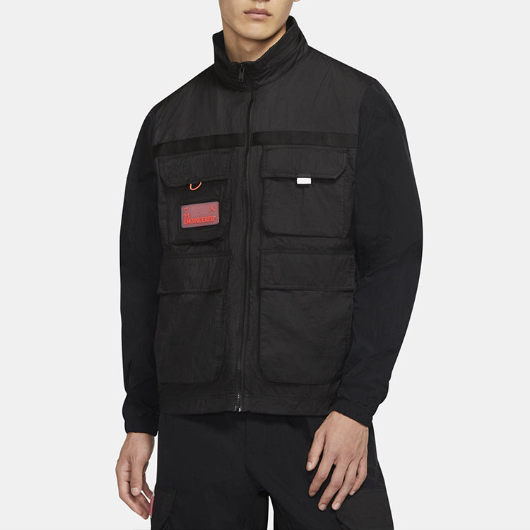 Air Jordan 23 Engineered Zipper Jacket 'Black' CK8936-010 - 4