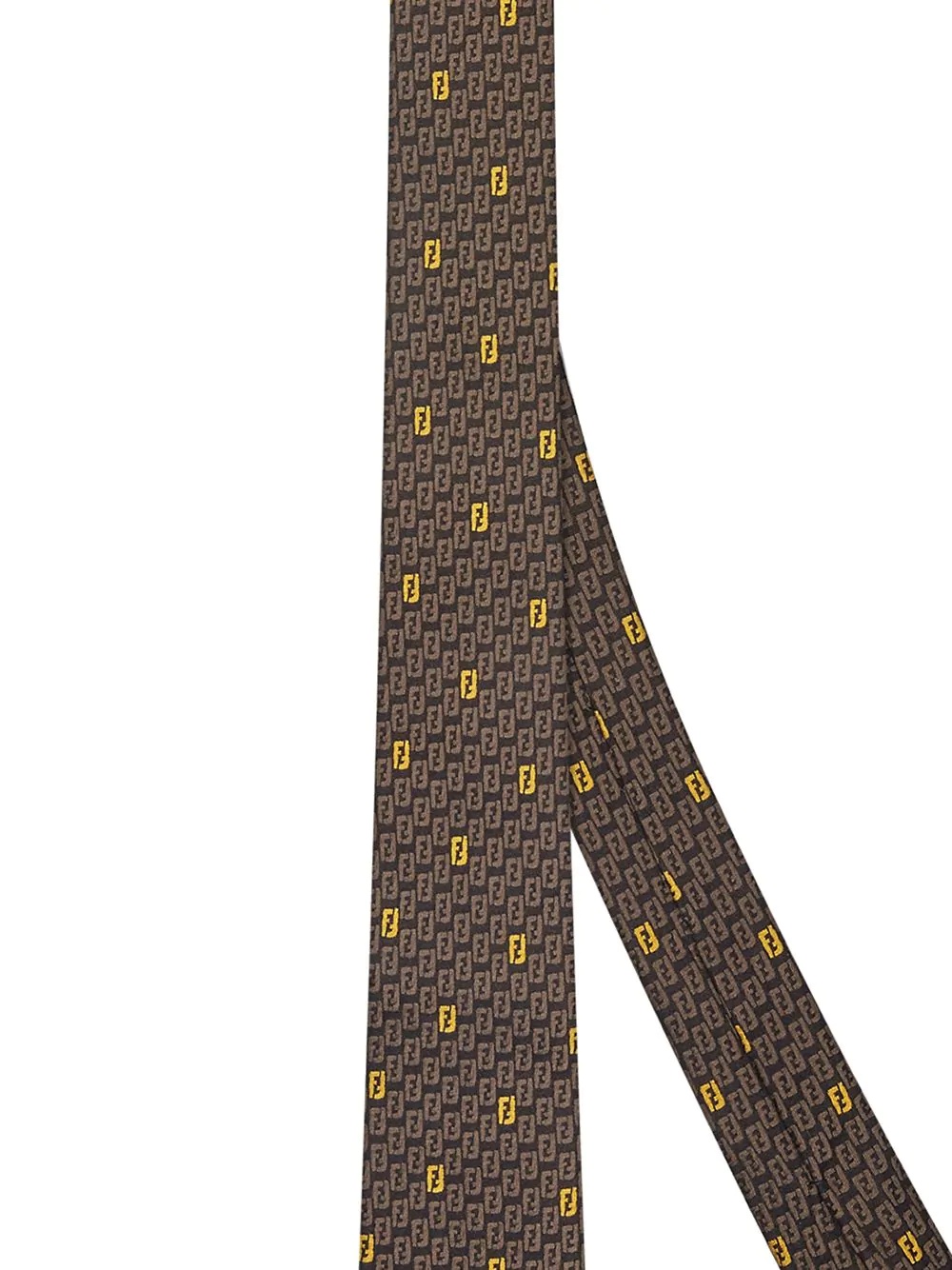 monogram tie - 3