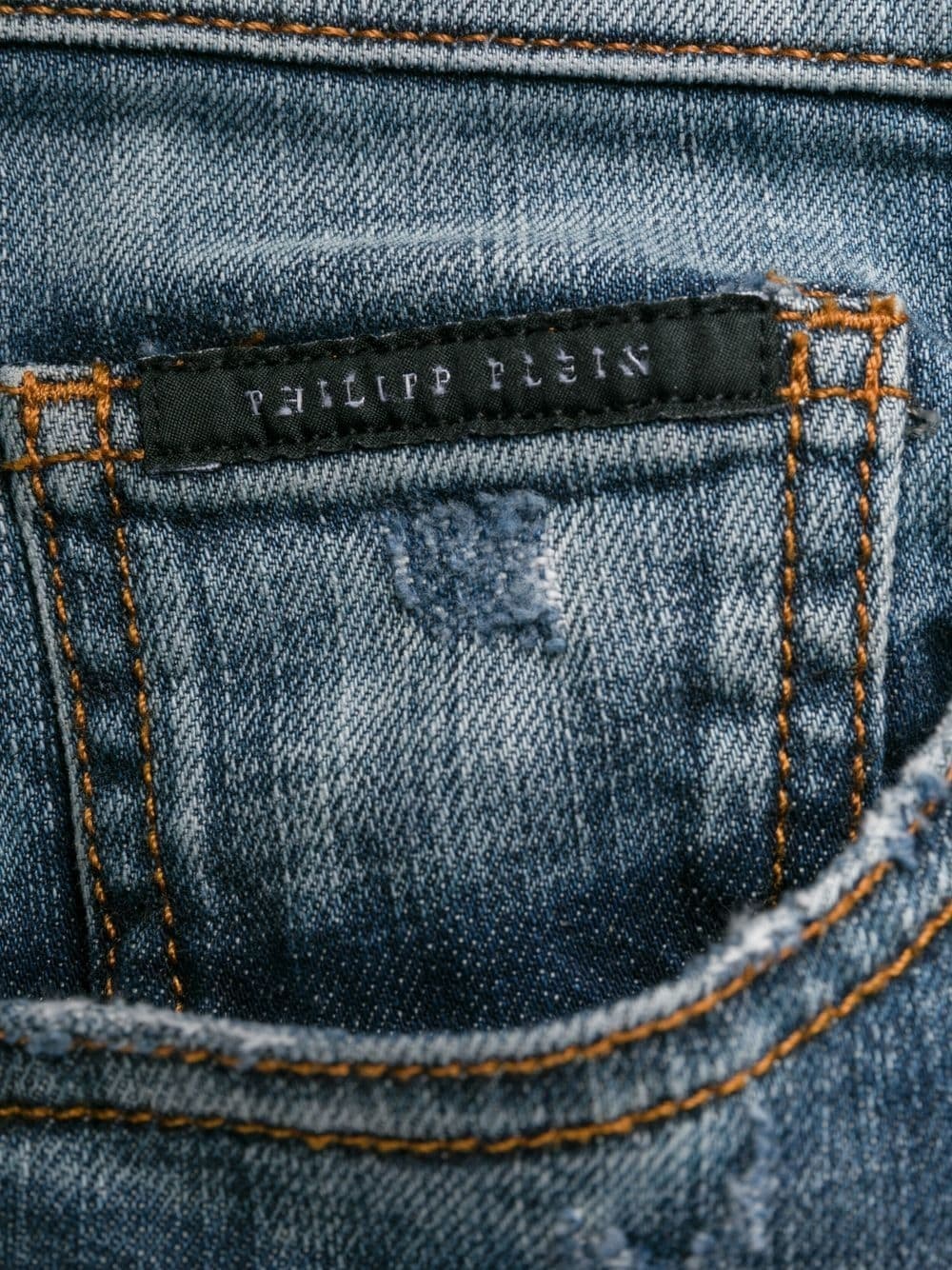 stonewashed skinny-cut jeans - 7