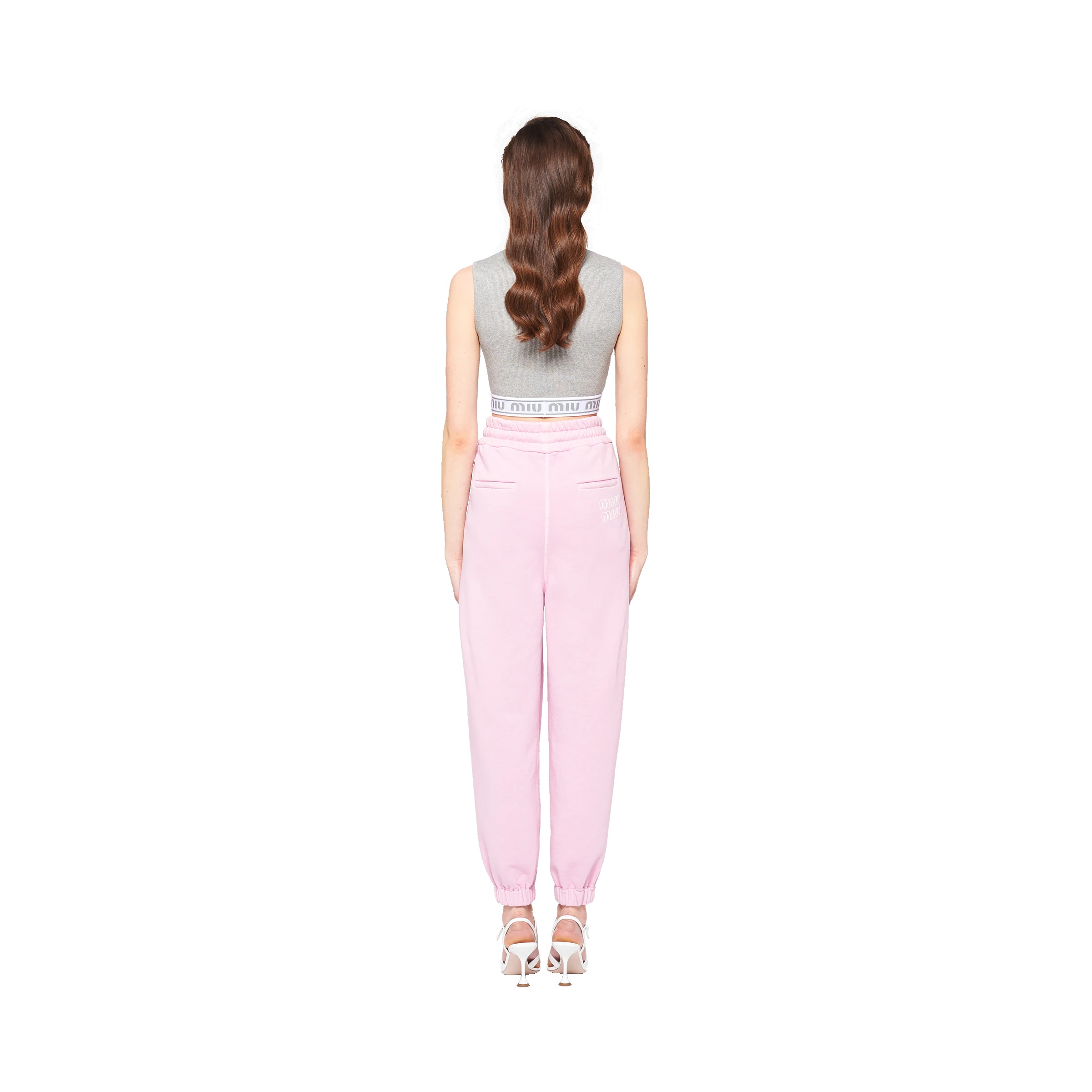 Cotton fleece joggers - 4