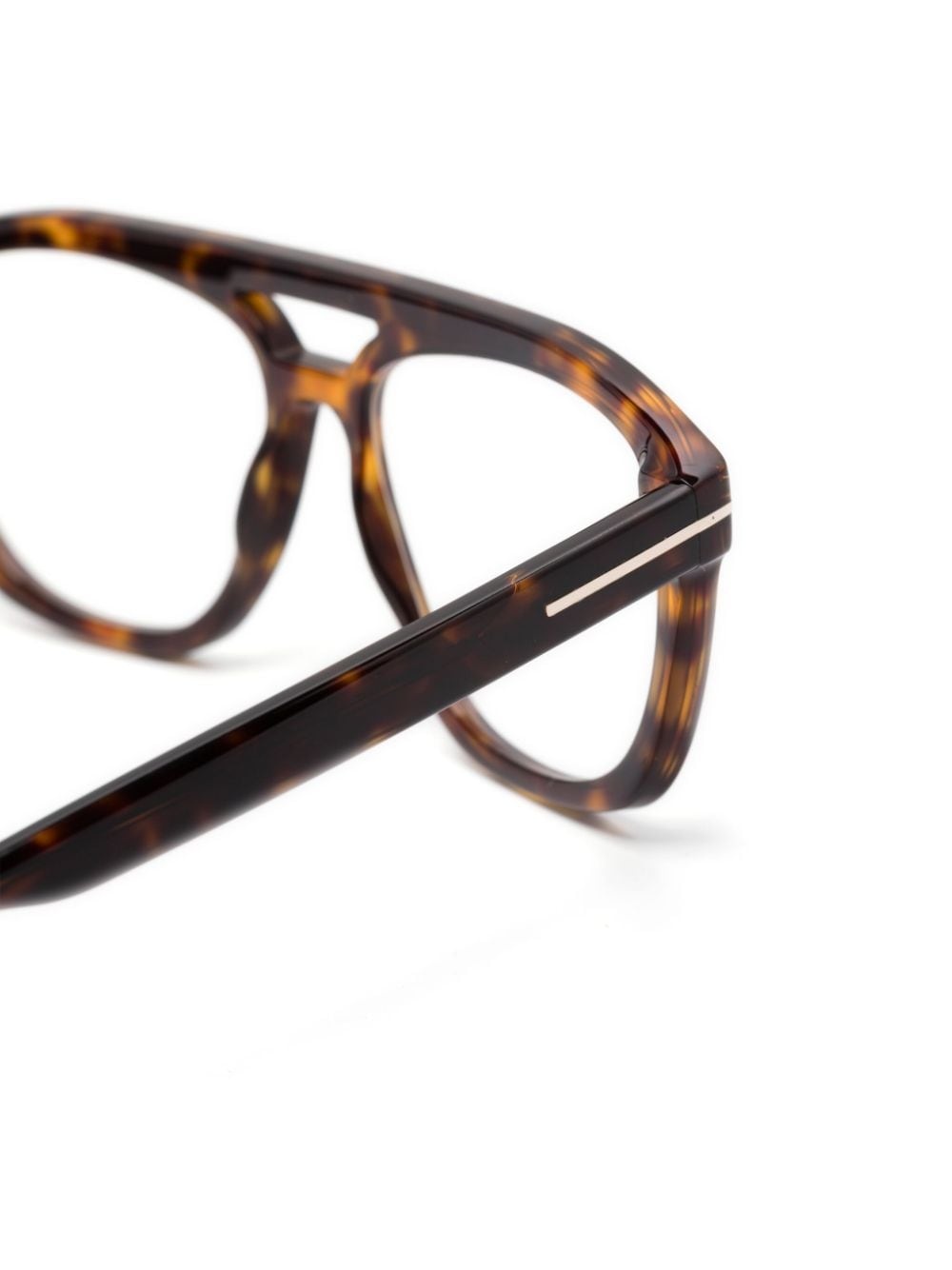 tortoiseshell-effect glasses - 3