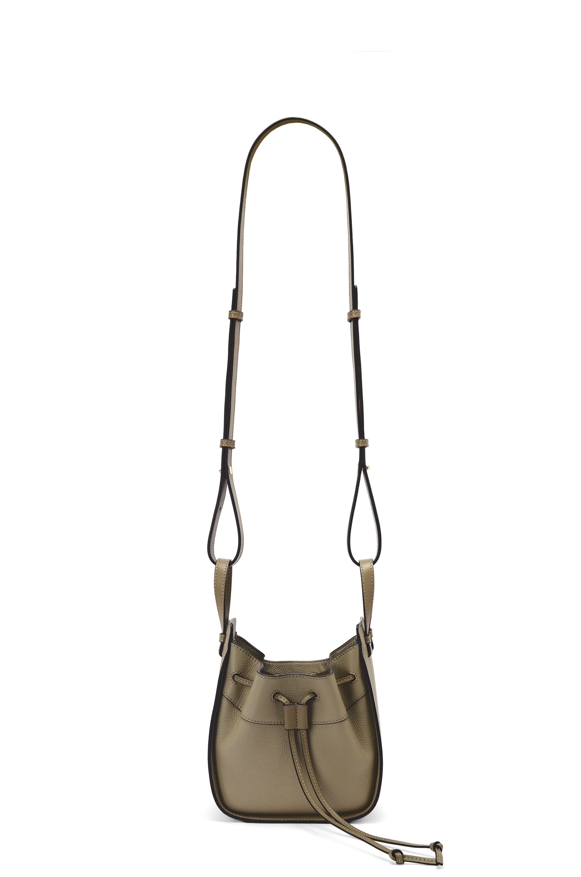 Mini Hammock drawstring in soft grained calfskin - 5