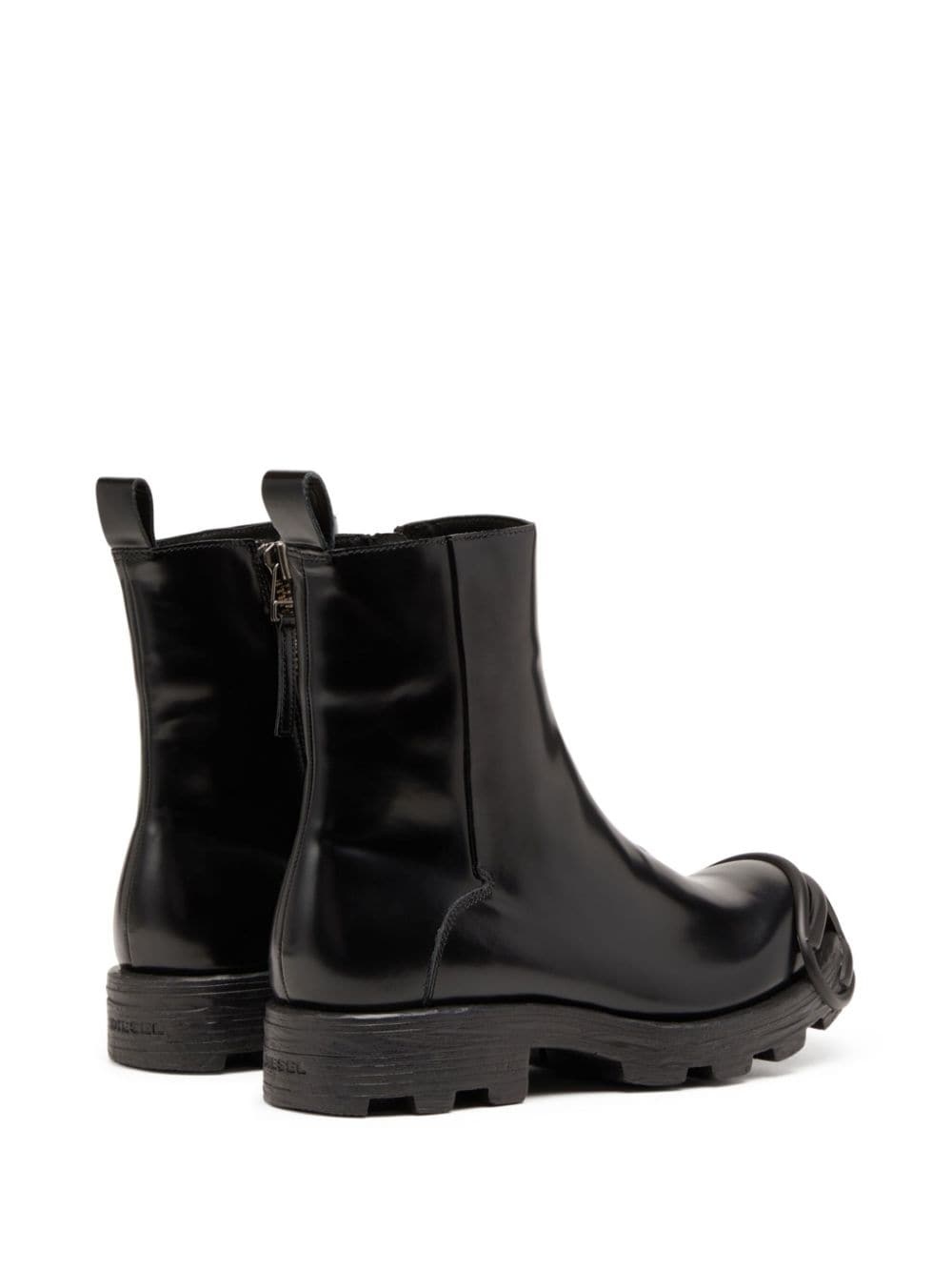 D-Hammer Zip D denim ankle boots - 3