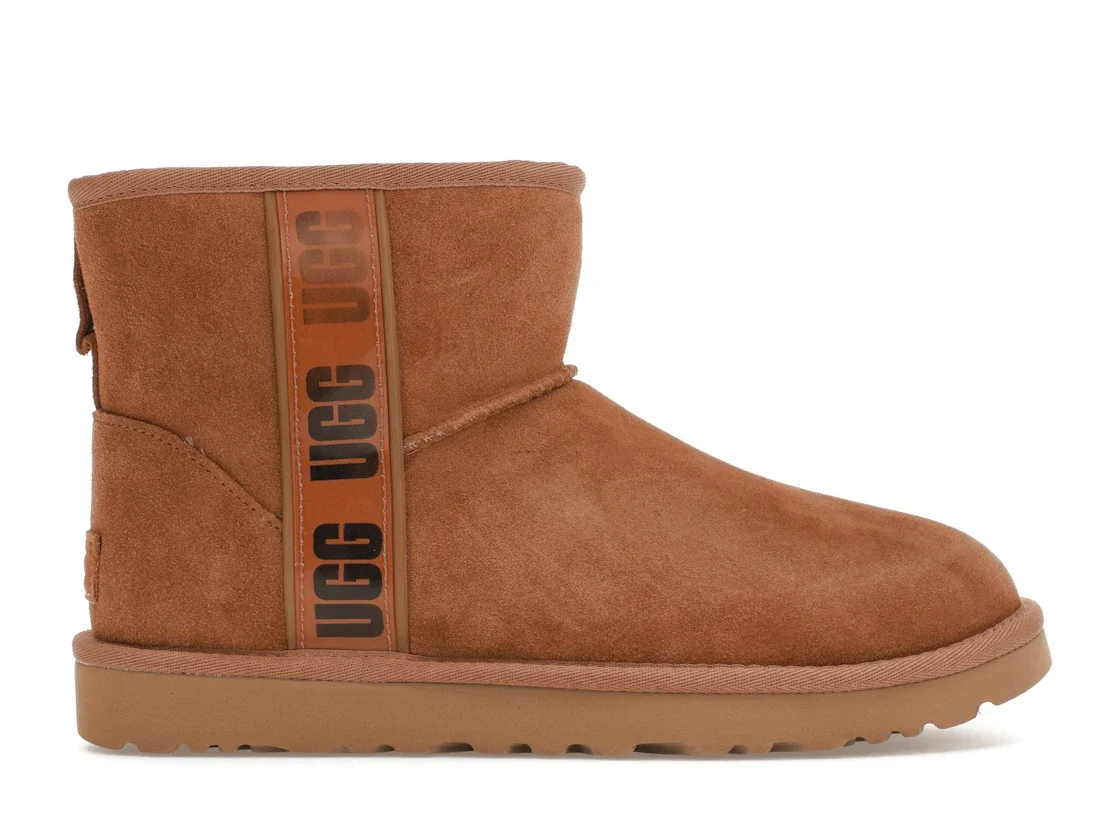 UGG Classic Mini Side Logo II Boot Chestnut (Women's) - 1