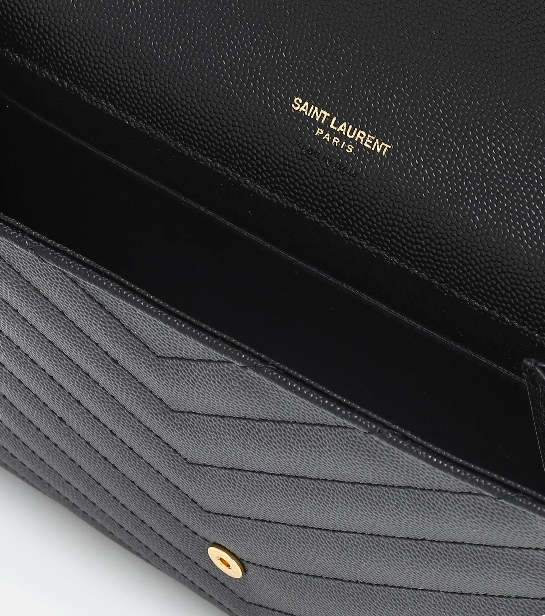 Cassandre matelassé leather clutch - 3