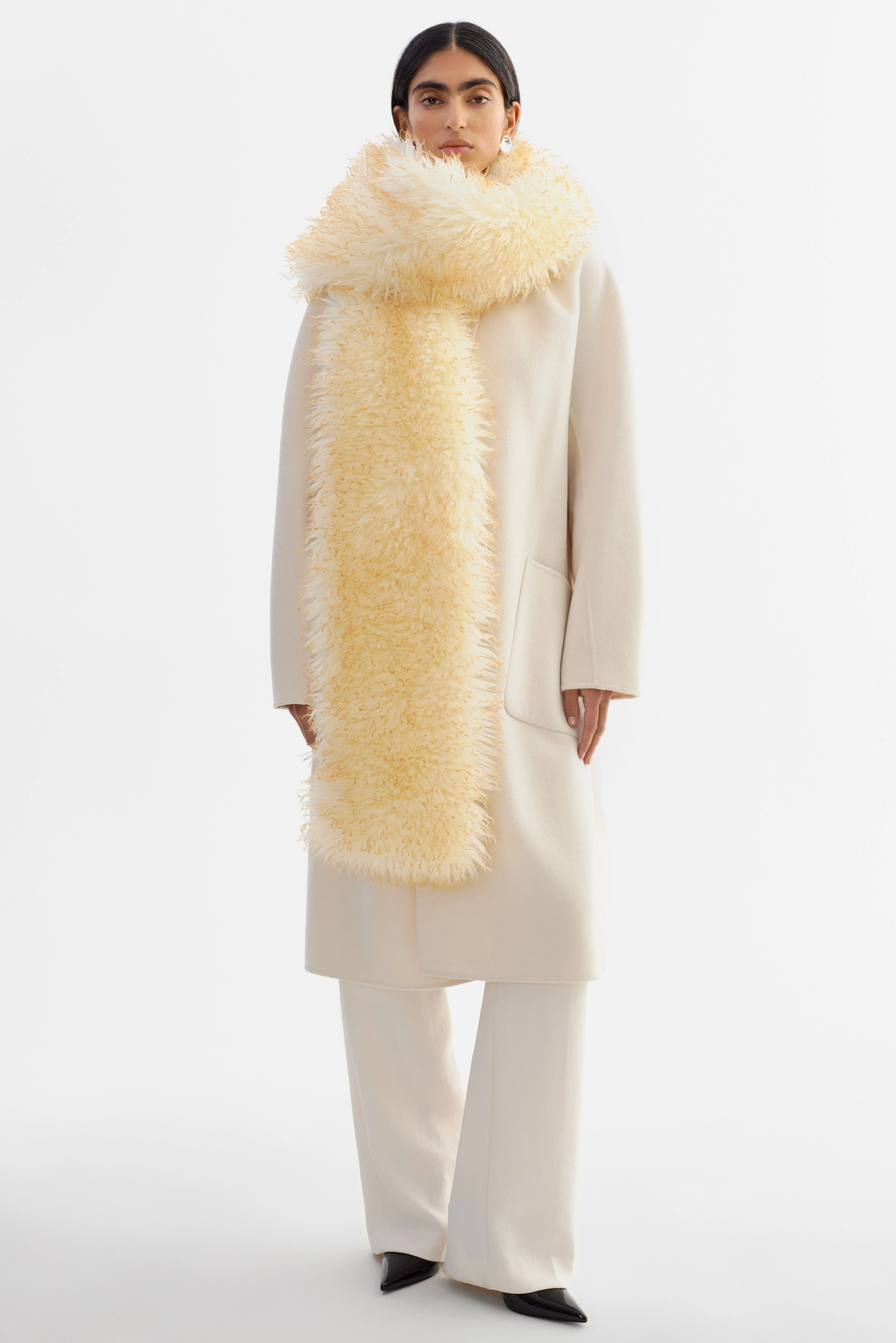 HARIS | Oversized Faux Fur Scarf - 1