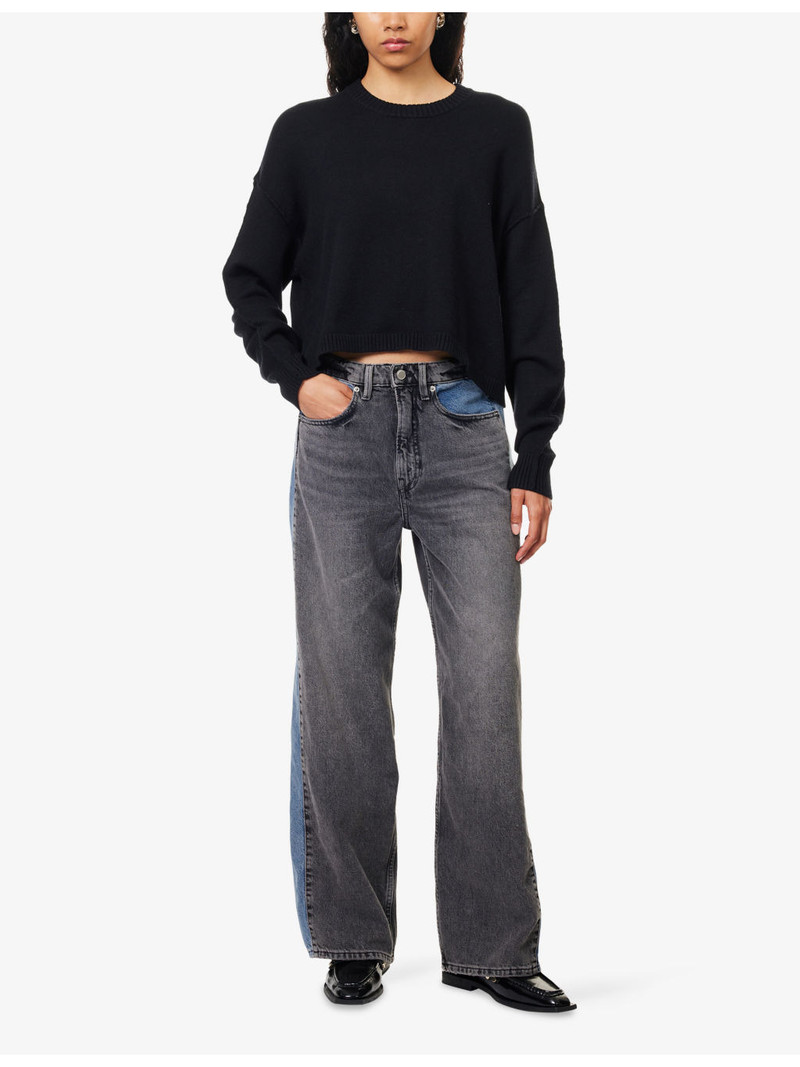 GOOD AMERICAN Cozy Crew Neck Knit Jumper outlook