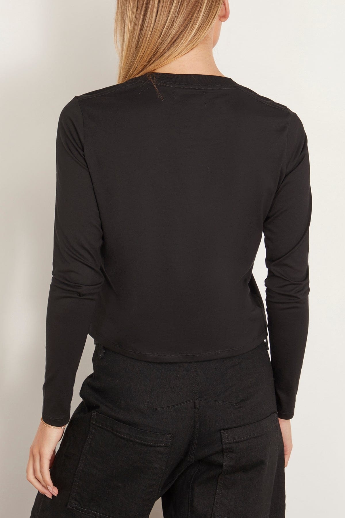 Masal Long Sleeve Shirt in Black - 4