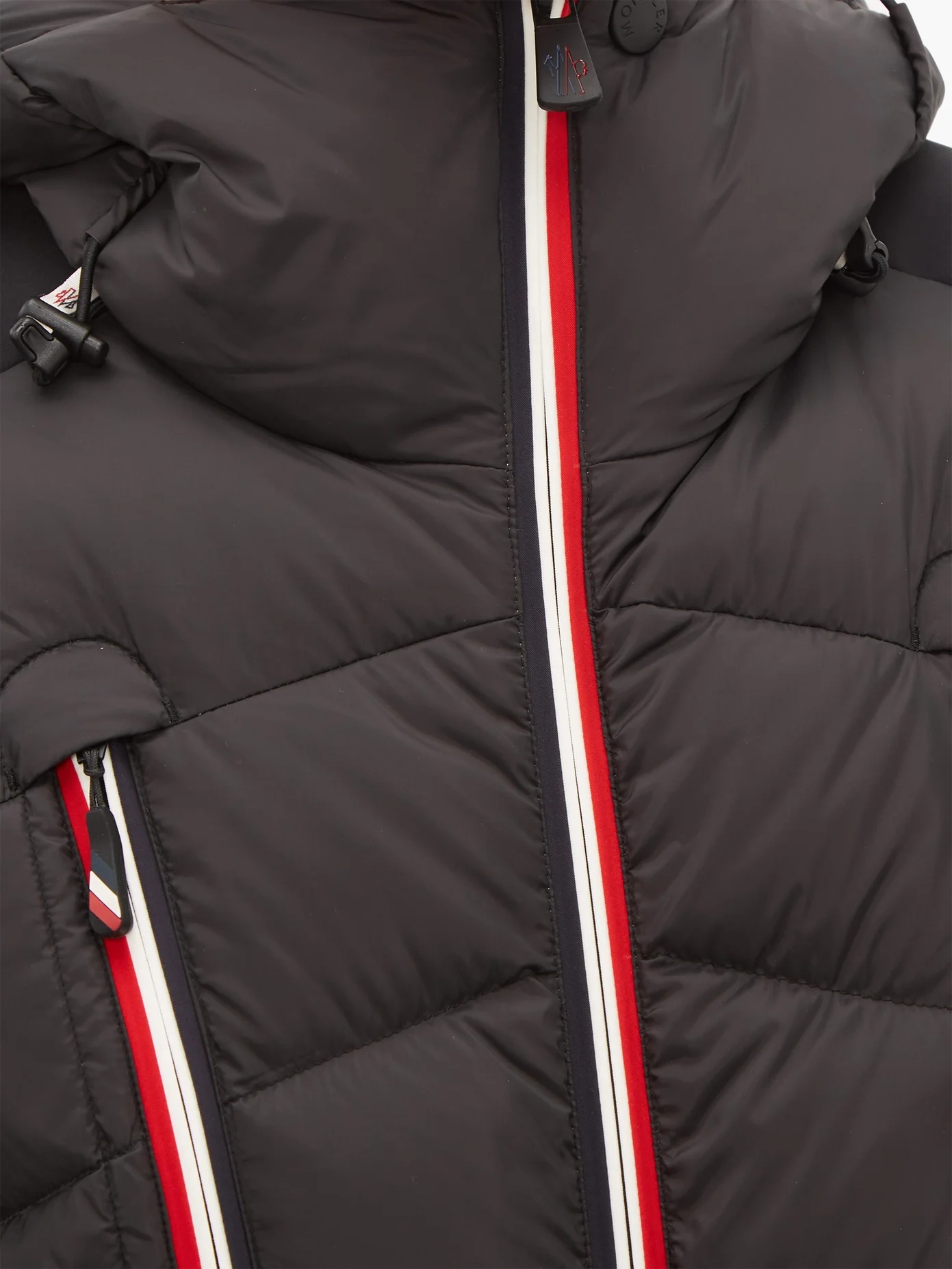 Arnensee tricolour-trim quilted down ski jacket - 3