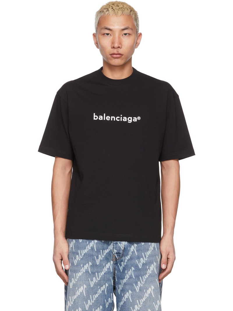 Black Copyright Logo T-Shirt - 1