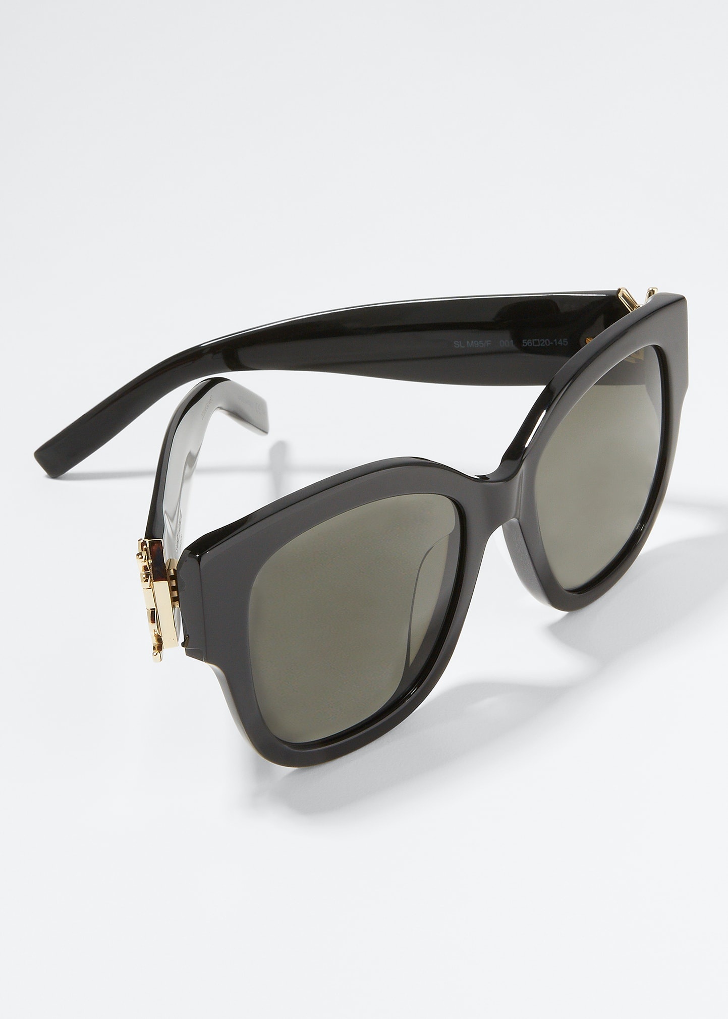 YSL Oversized Acetate Cat-Eye Sunglasses - 5