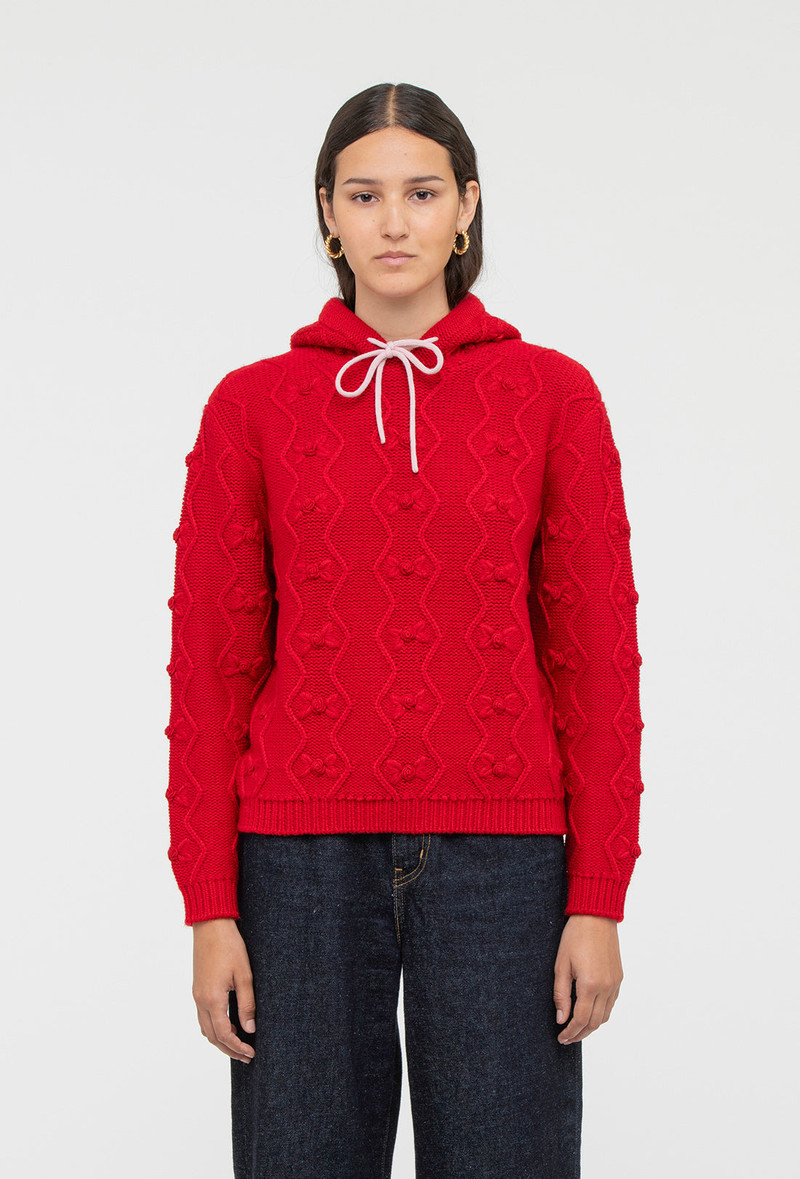 Junie Hoodie - Rose Red 3