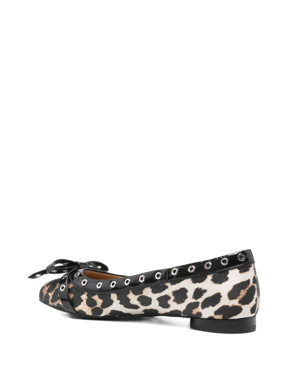leopard-print ballerinas - 3