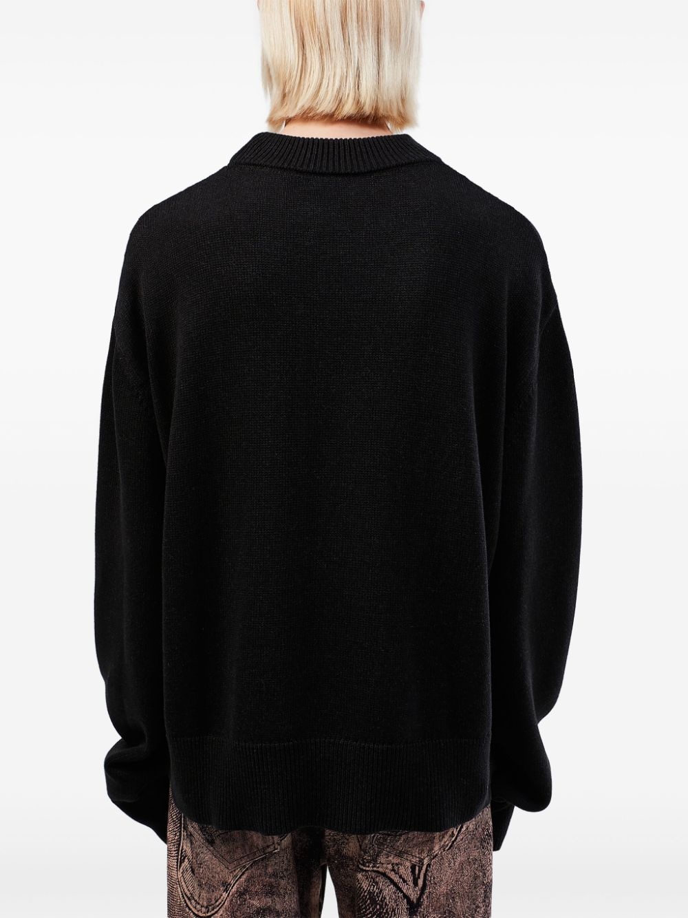 distresssed knit sweater - 4