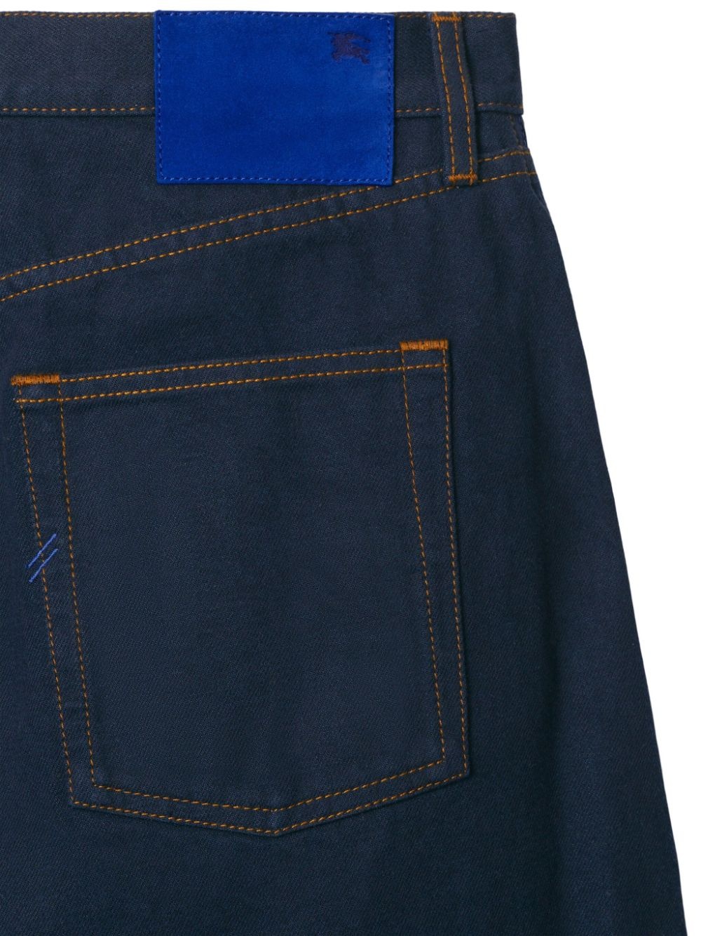 logo-patch cotton wide-leg jeans - 5