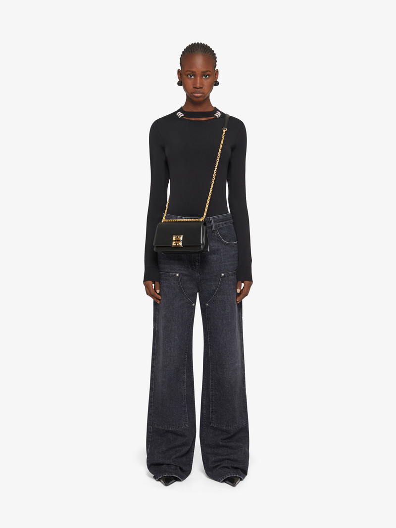 Givenchy SMALL 4G BAG IN LEATHER WITH CHAIN outlook