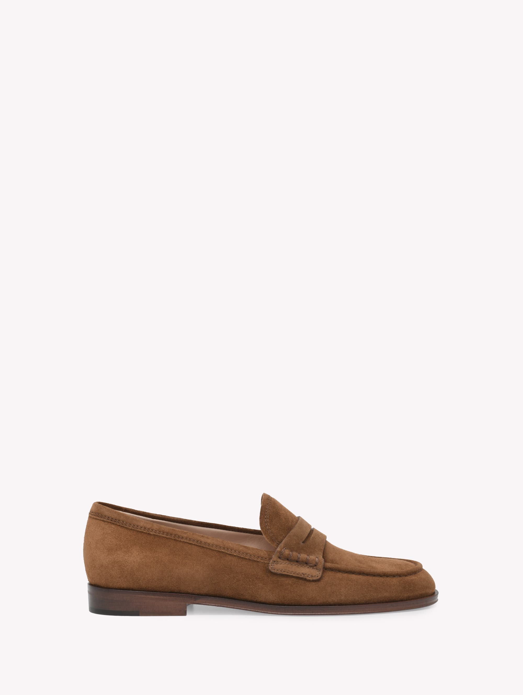 Gianvito Rossi Georgie Mocassin in Brown Suede at Nordstrom - 2