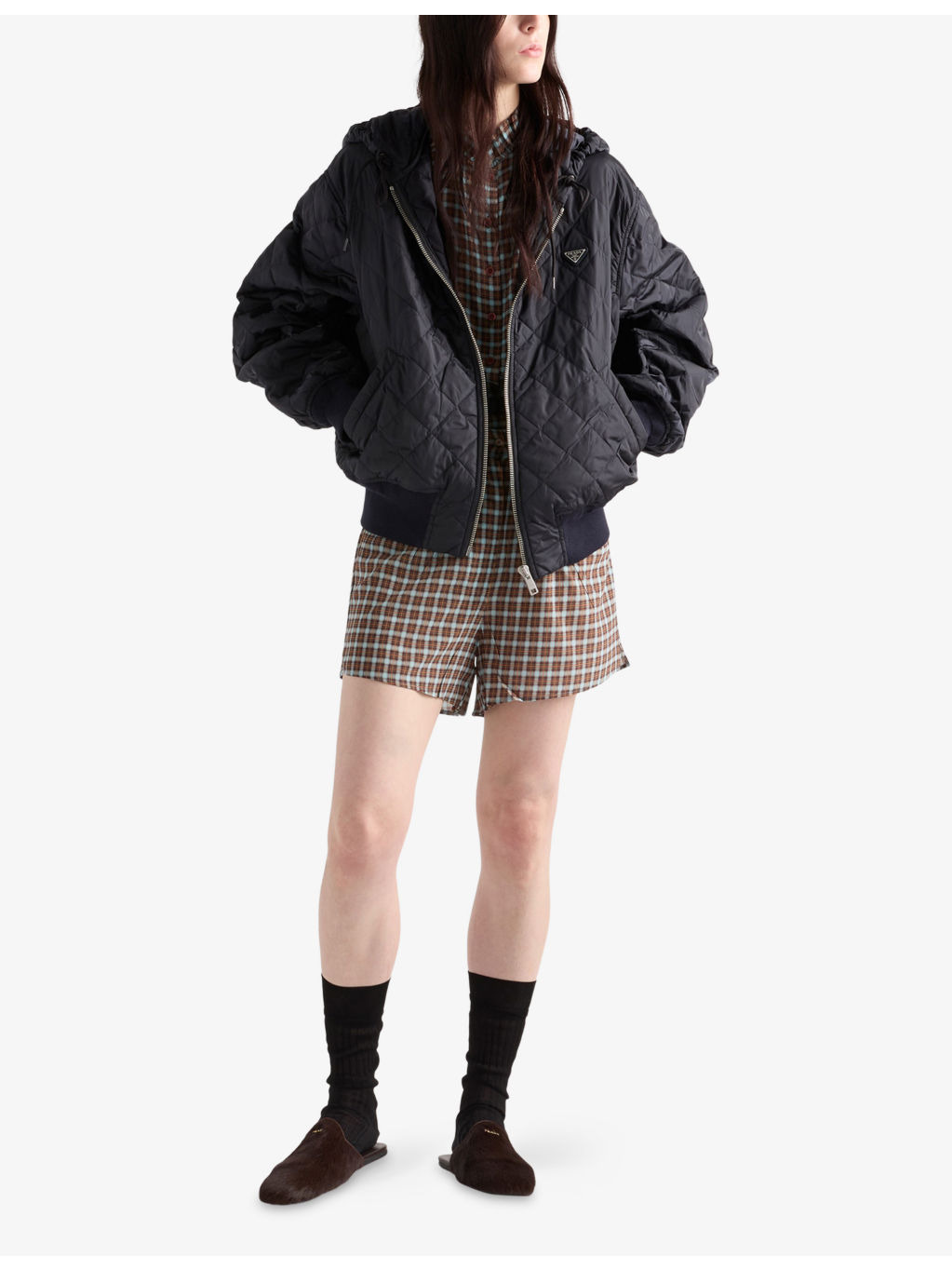 Re Nylon Lightweight Quilted Woven Jacket - 2